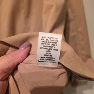 Lily Loves Tan Blazer - Women's Size 14 Tailored Smart Casual — photo 3 of 4