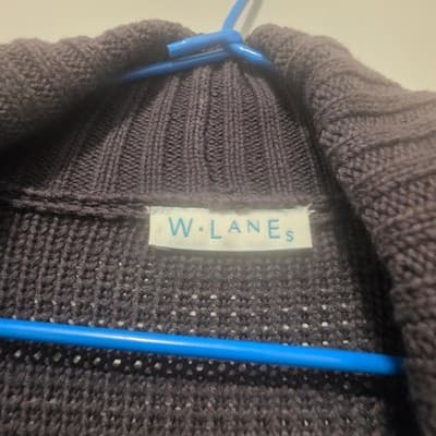 W.Lane Knit Cardigan Vest - Dark Brown Open Front Layering Piece — photo 3 of 5