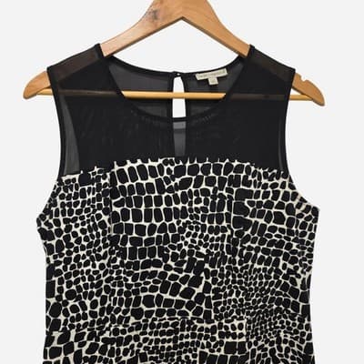 Target Collection Sheath Dress - Black & White Animal Print Women's AU 14 — photo 2 of 6