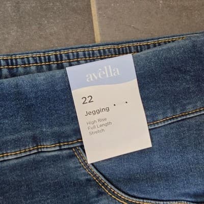 Avella High Rise Stretch Denim Jeggings - Women's Size 22 — photo 4 of 7
