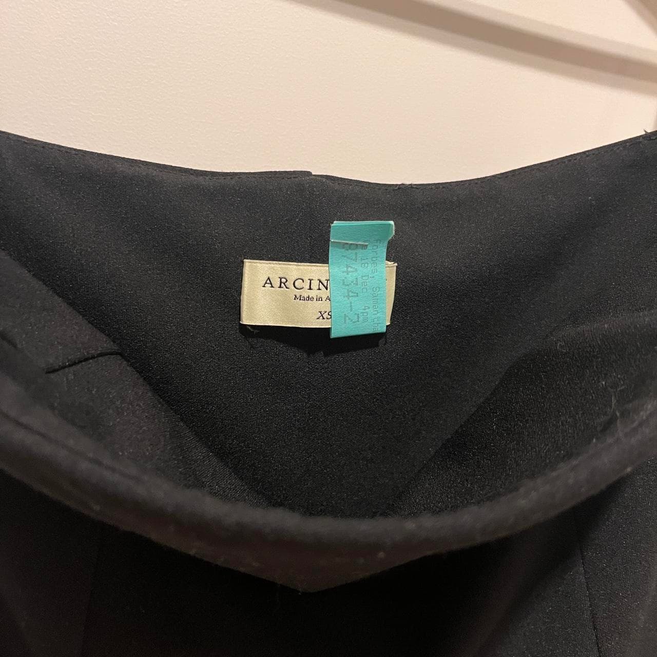 ARCINA Drop Waist Mini Dress Black And Cream — photo 3 of 3