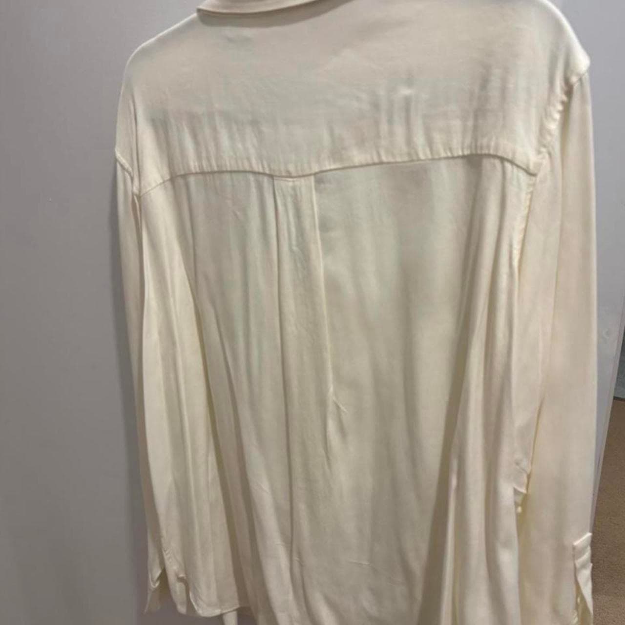 Assembly Label Oversized Button-Down Shirt White Size 12 — photo 3 of 4