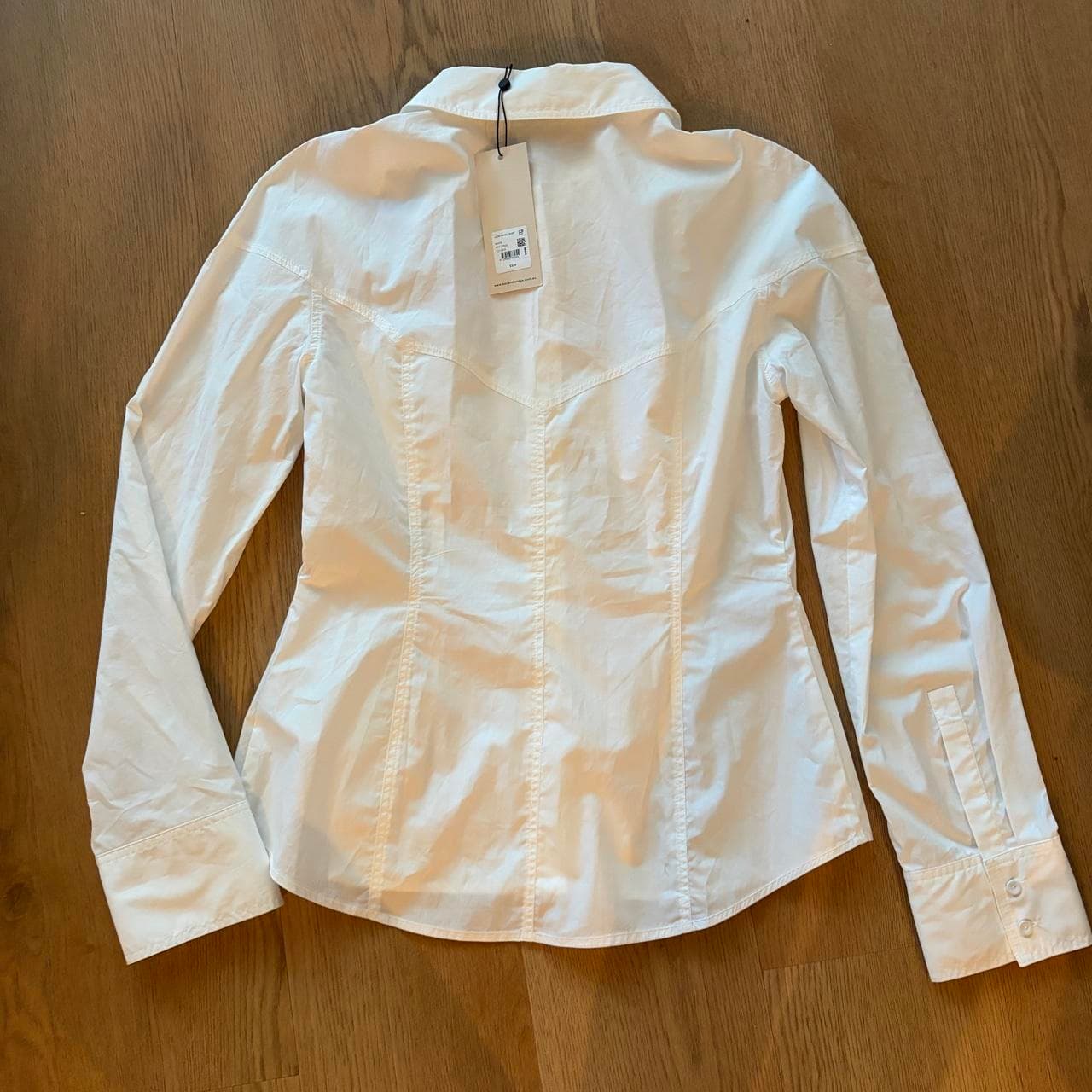 Bec + Bridge Leon Panel Shirt White Size 12 — photo 2 of 4