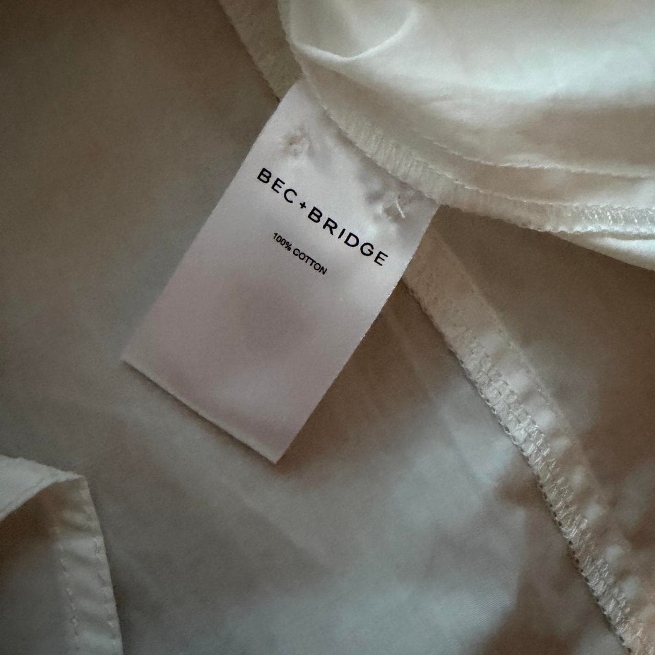 Bec + Bridge Leon Panel Shirt White Size 12 — photo 4 of 4
