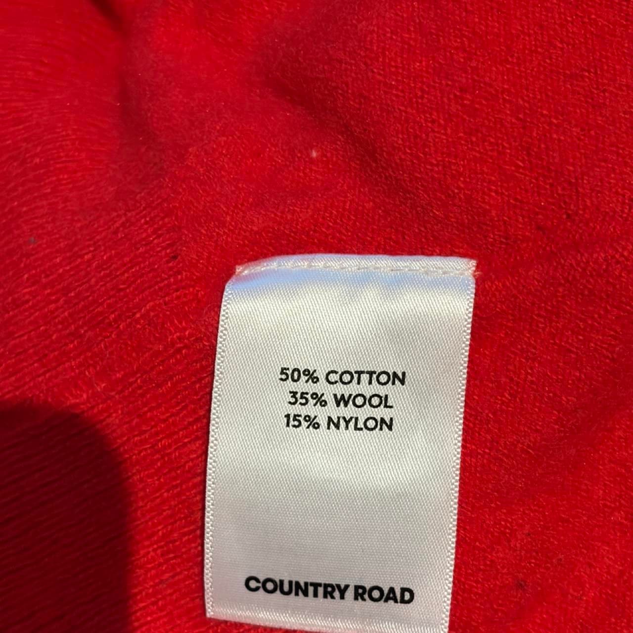 Country Road Red Mock Neck Knit Sweater — photo 3 of 5