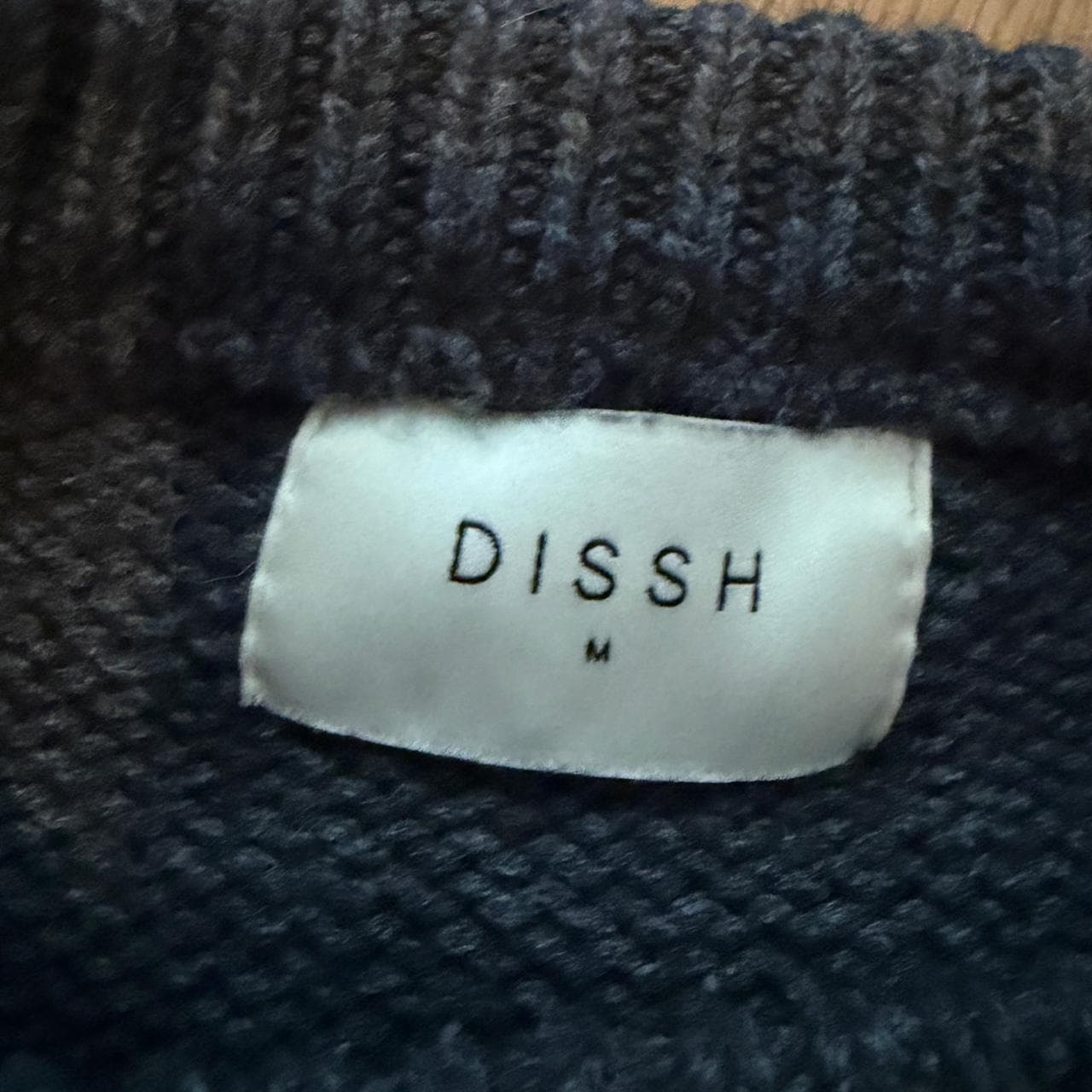 DISSH Charcoal Cropped Knit Sweater Size M — photo 2 of 6