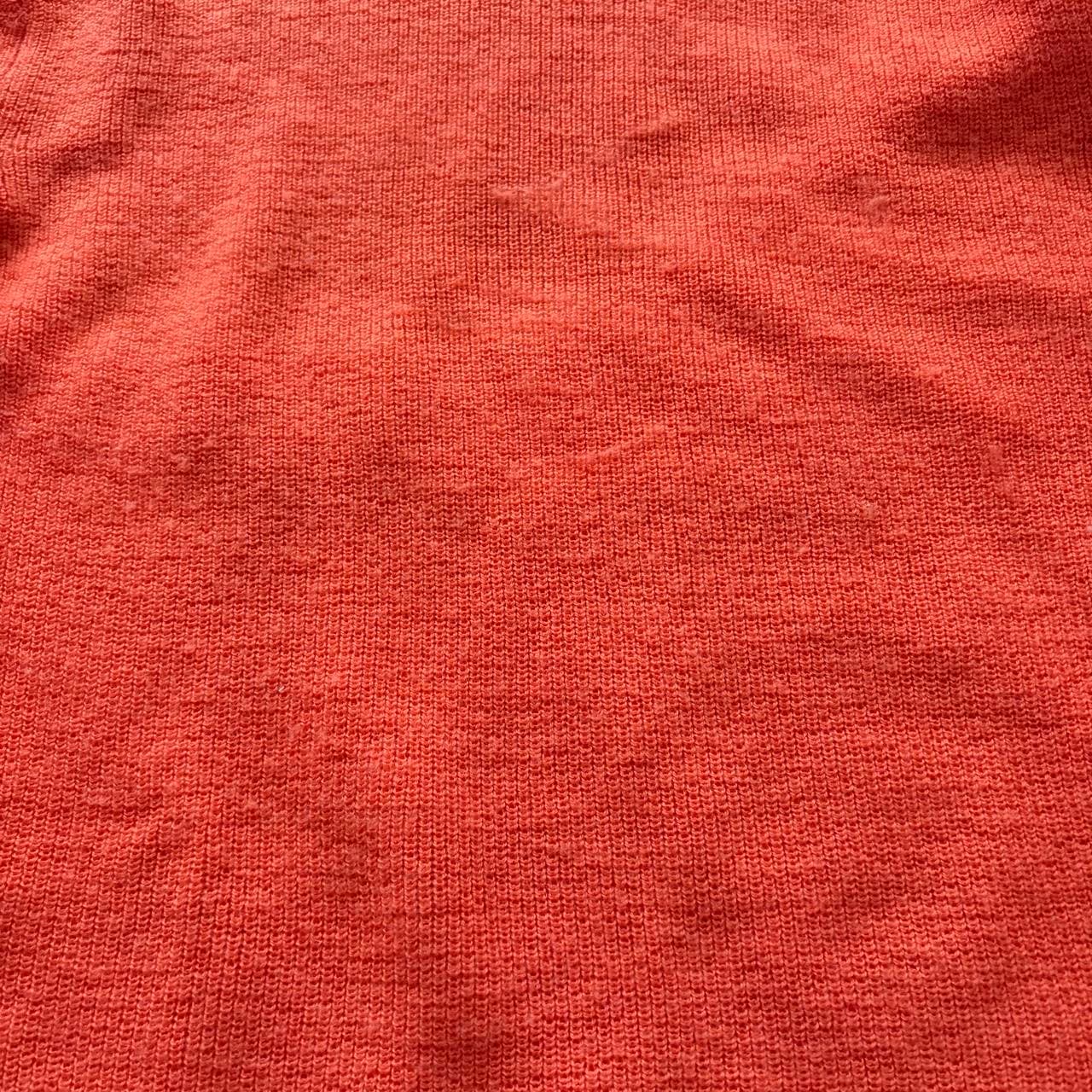 Ganni Merino Wool Open-Back Turtleneck Sweater Orange — photo 6 of 6