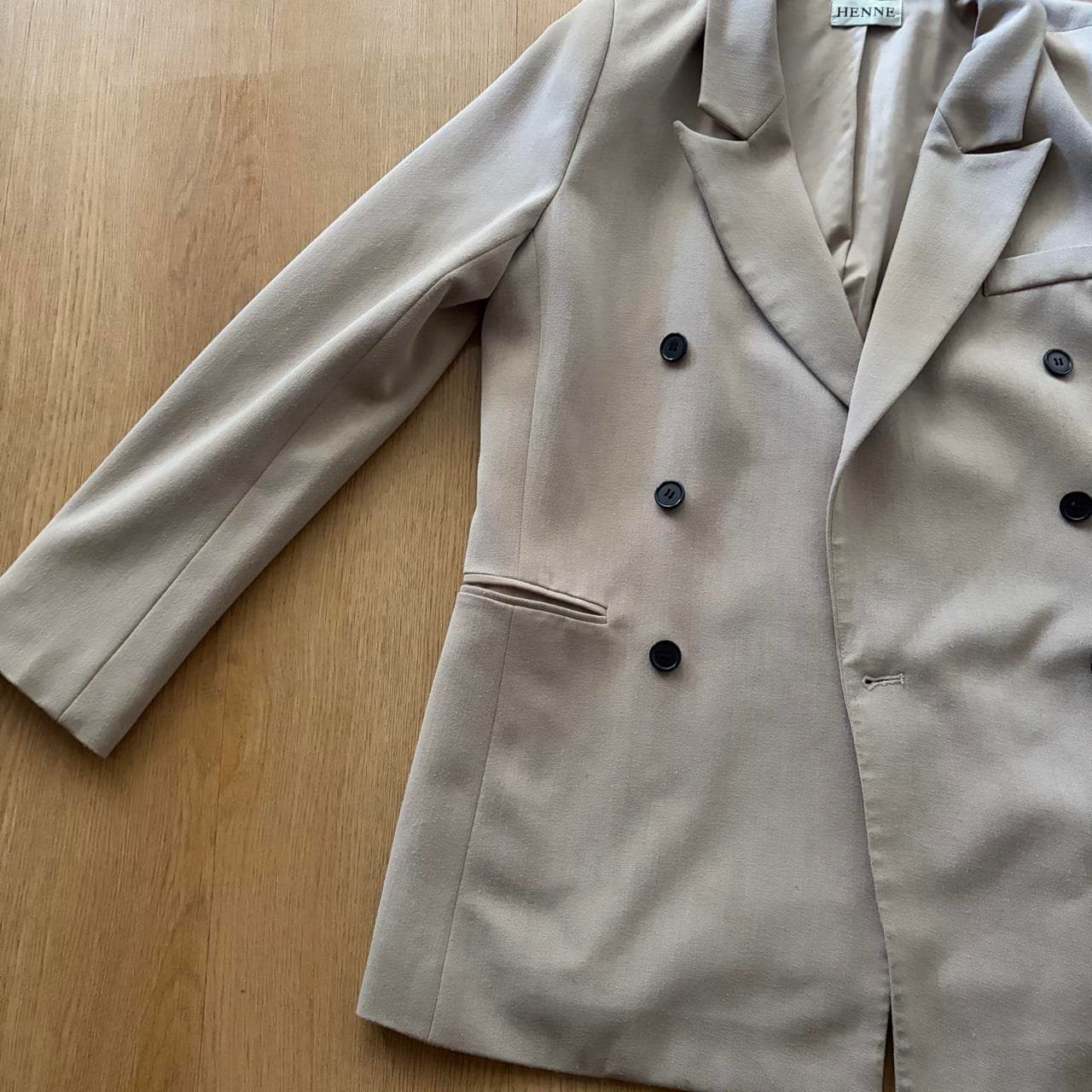 Henne Claude BF Double Breasted Blazer Taupe — photo 2 of 6
