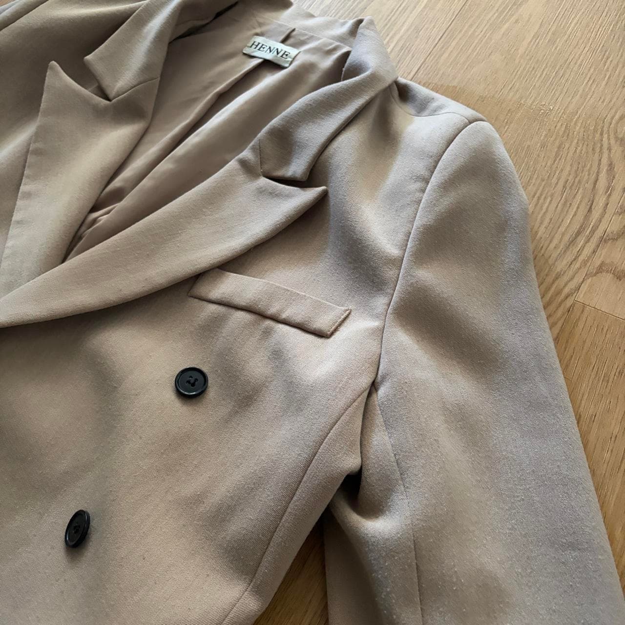 Henne Claude BF Double Breasted Blazer Taupe — photo 4 of 6
