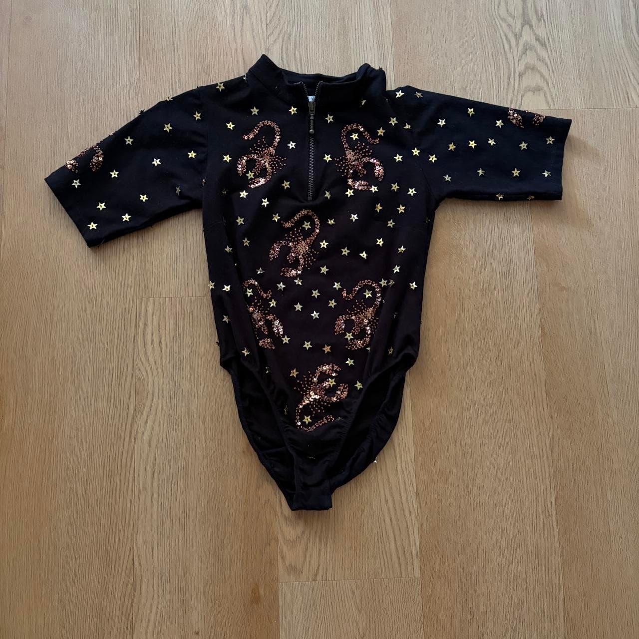 Her Pony Scorpio Sequin Bodysuit Black — photo 1 of 5