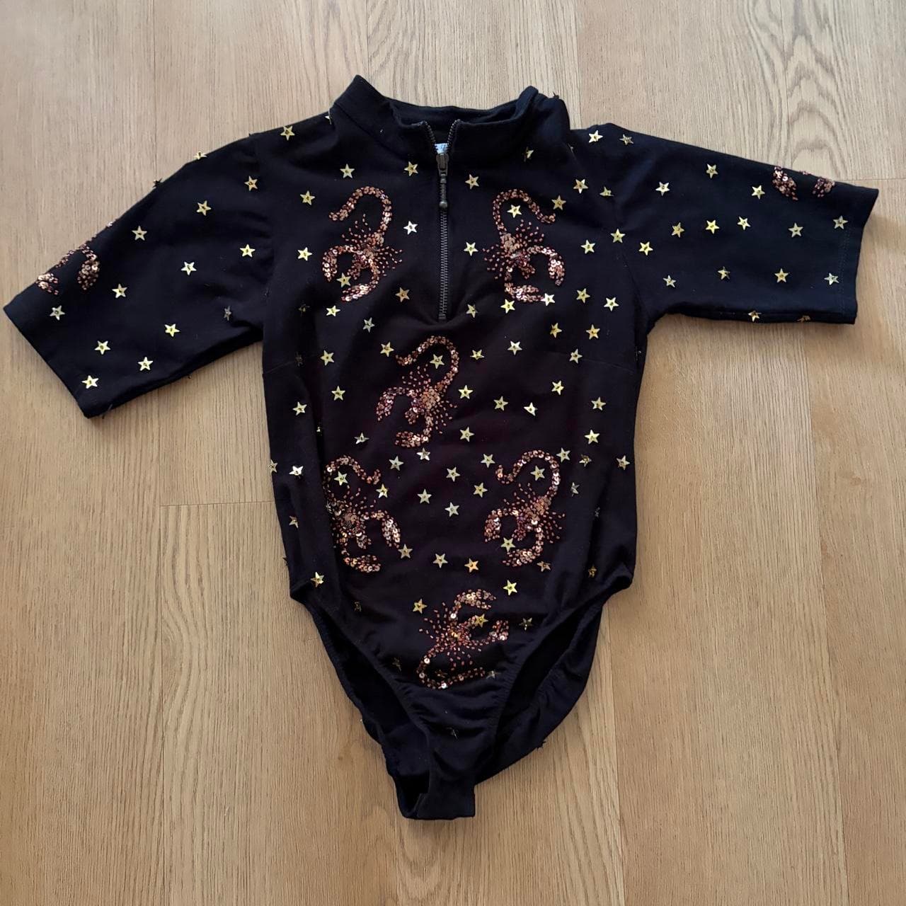 Her Pony Scorpio Sequin Bodysuit Black — photo 2 of 5