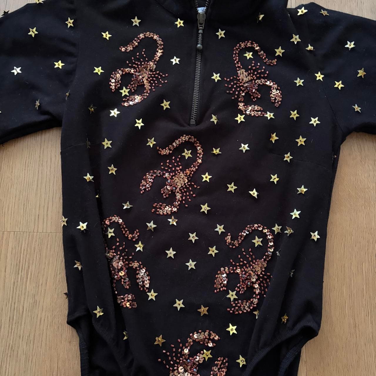Her Pony Scorpio Sequin Bodysuit Black — photo 3 of 5