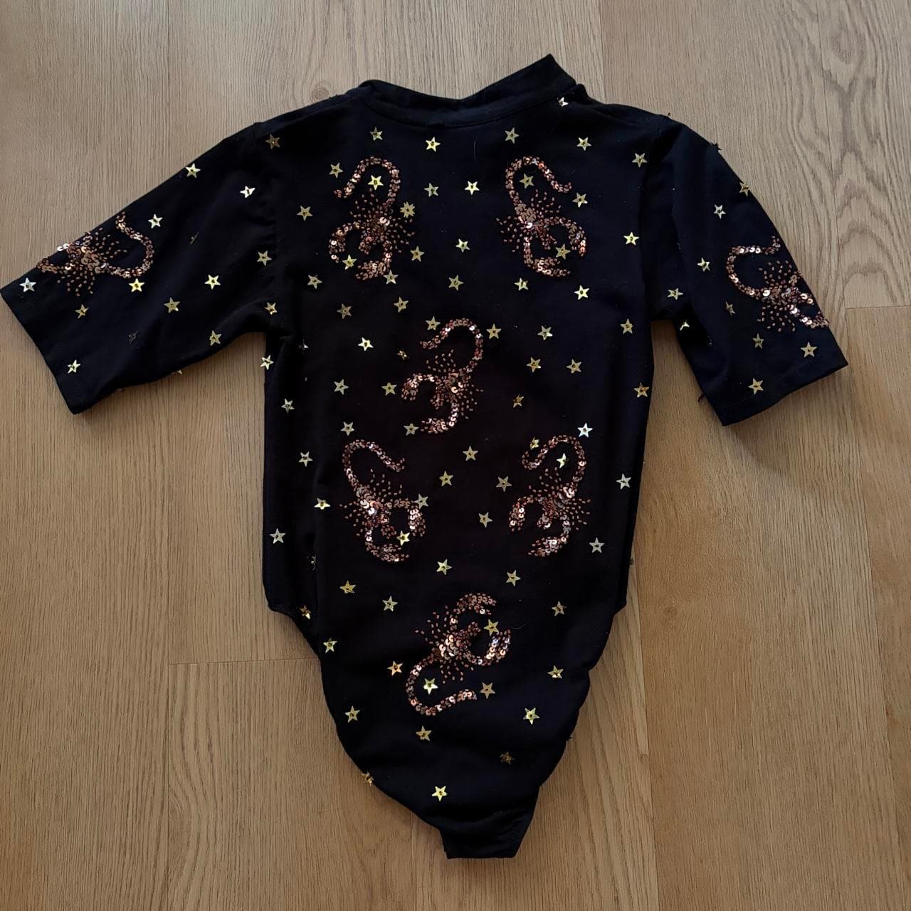 Her Pony Scorpio Sequin Bodysuit Black — photo 5 of 5