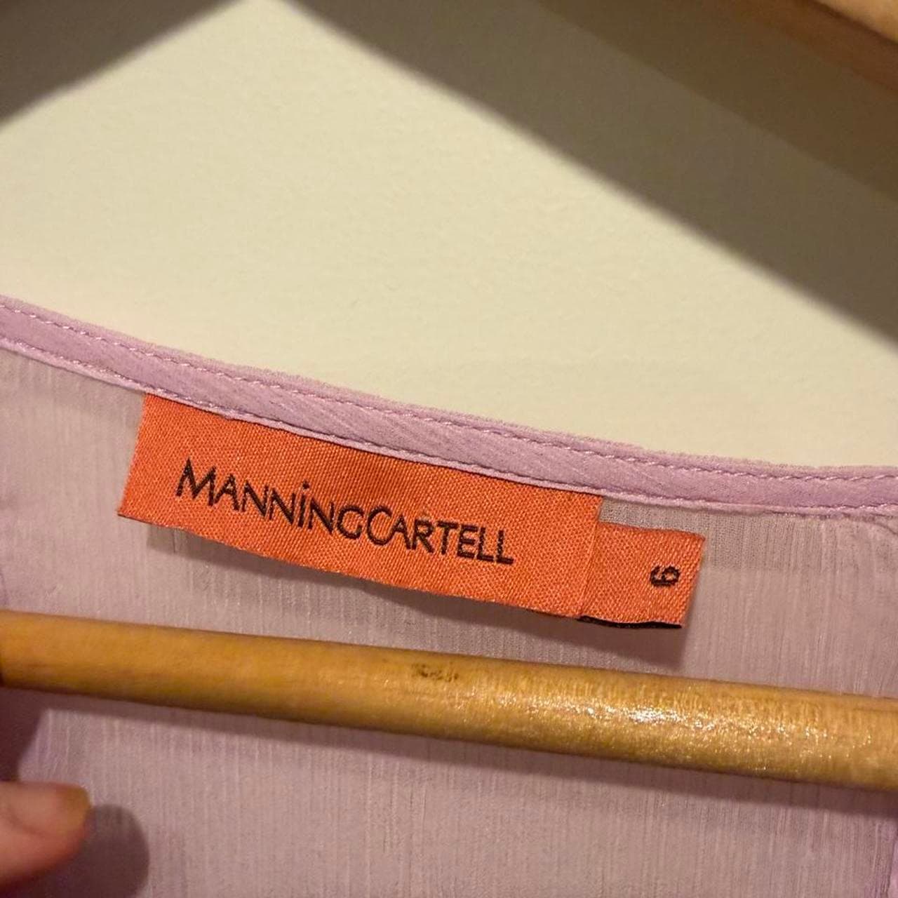 MANNINGCARTELL Silk Ruffle Wrap Maxi Dress Lavender — photo 6 of 8