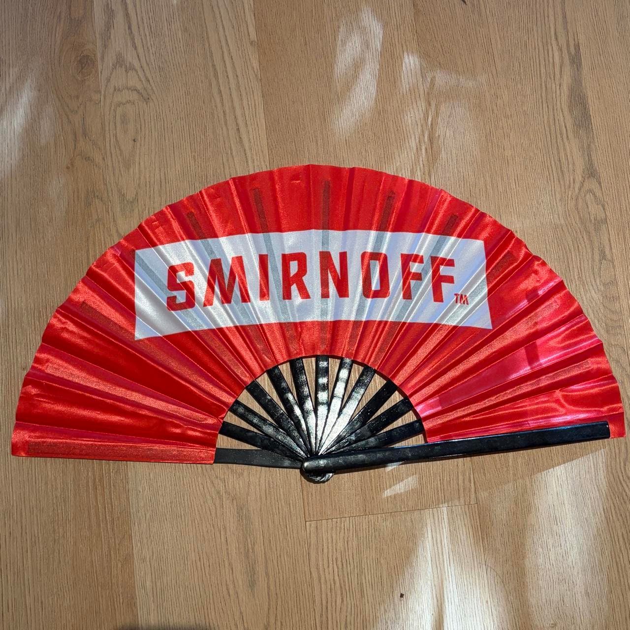 Smirnoff Branded Promotional Folding Hand Fan — photo 1 of 4