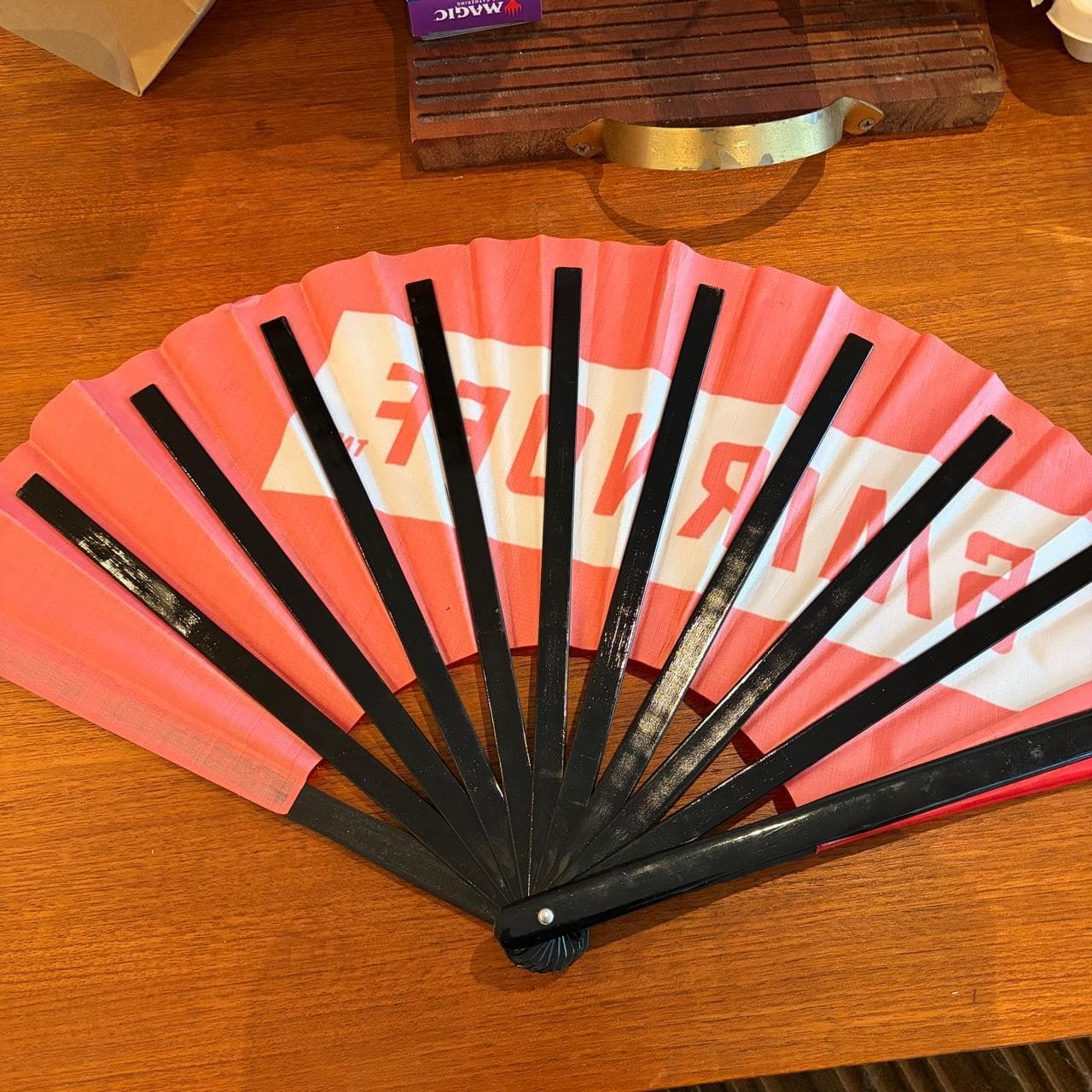 Smirnoff Branded Promotional Folding Hand Fan — photo 2 of 4