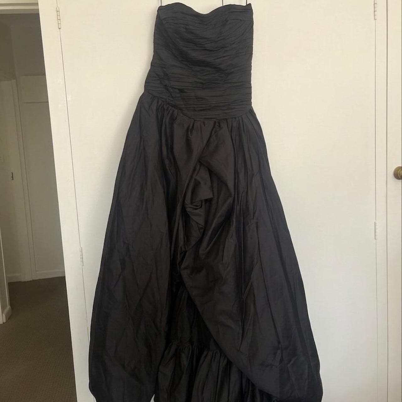 Violette Bubble Hem Maxi Dress Black — photo 5 of 5