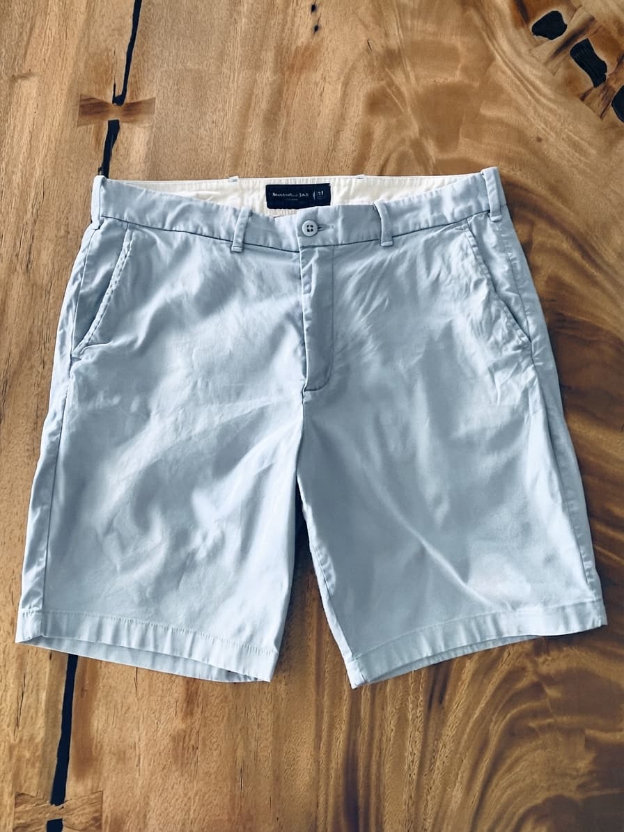 Abercrombie & Fitch Chino Shorts Stretch Light Blue Men's 34 — photo 1 of 8
