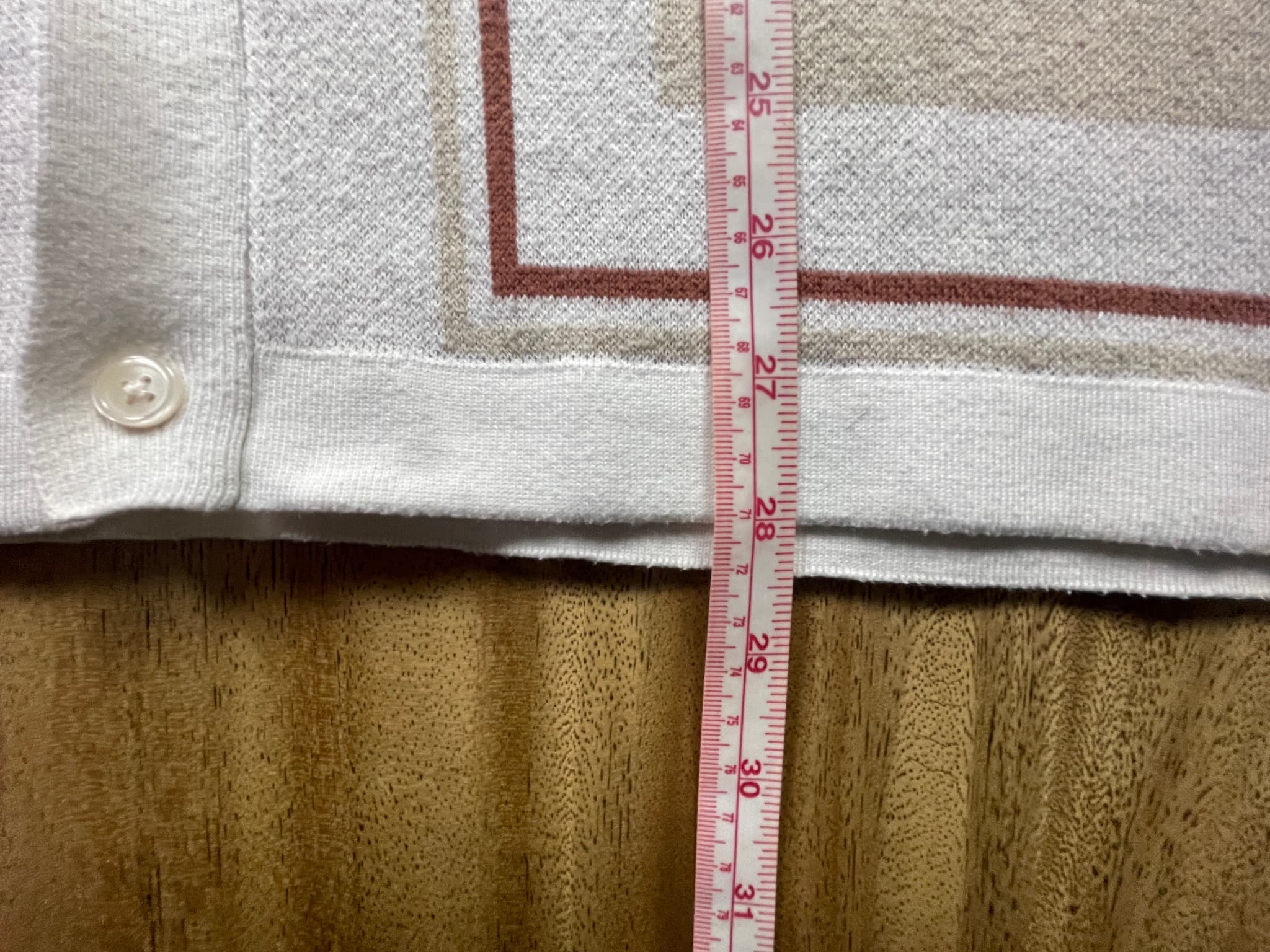 Abercrombie & Fitch Textured Knit Polo Shirt Beige Men's XXL — photo 5 of 10
