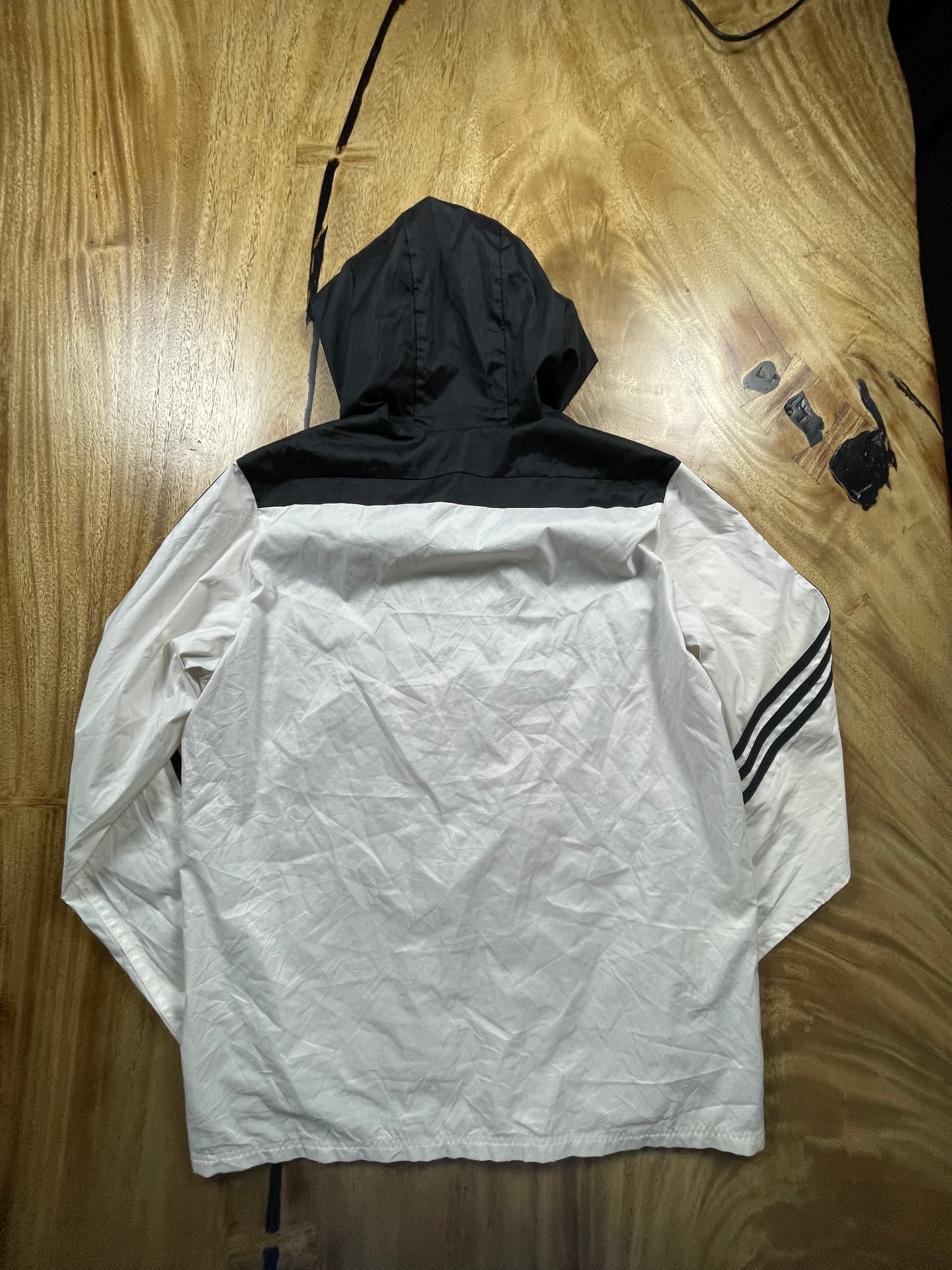Adidas Core 18 Rain Jacket Full Zip Black White Men's XL — photo 7 of 10