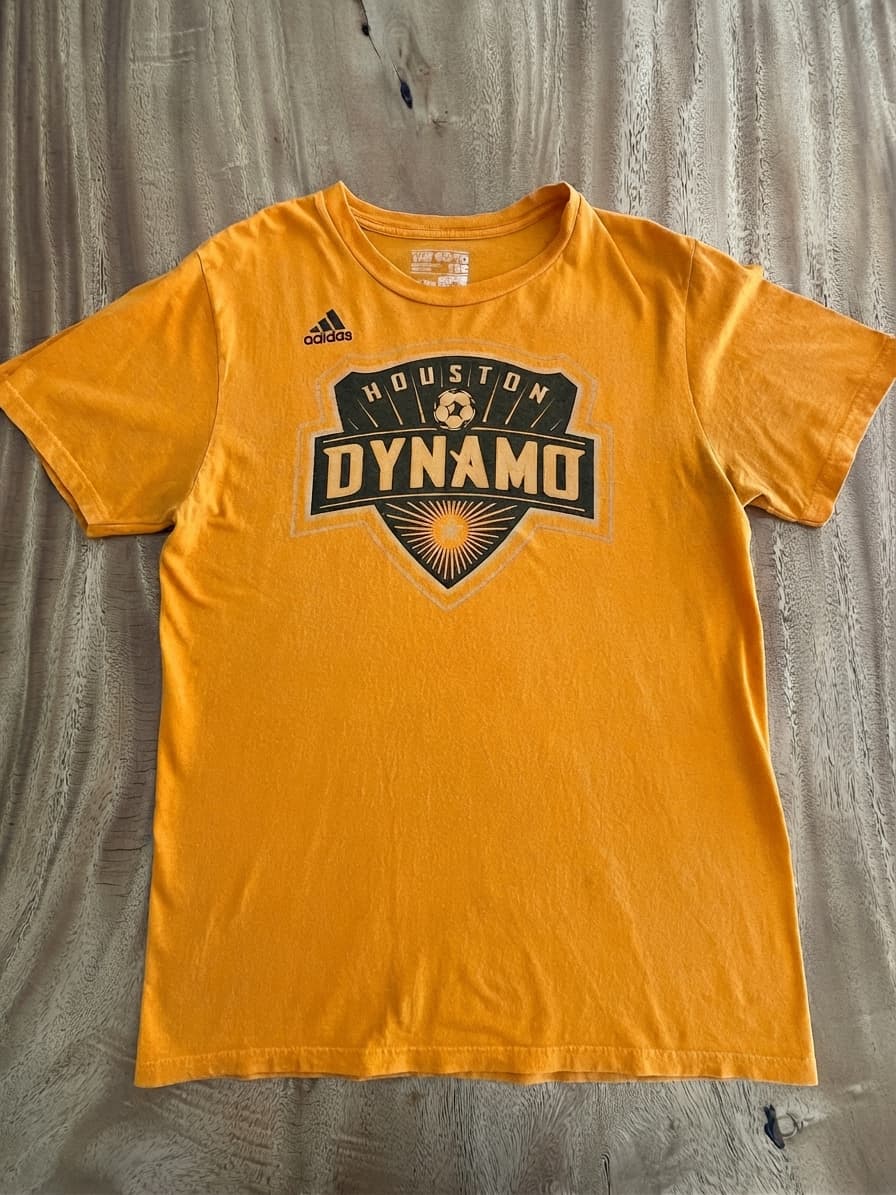 Adidas Houston Dynamo MLS The Go-To Tee Orange Men's M — photo 1 of 8