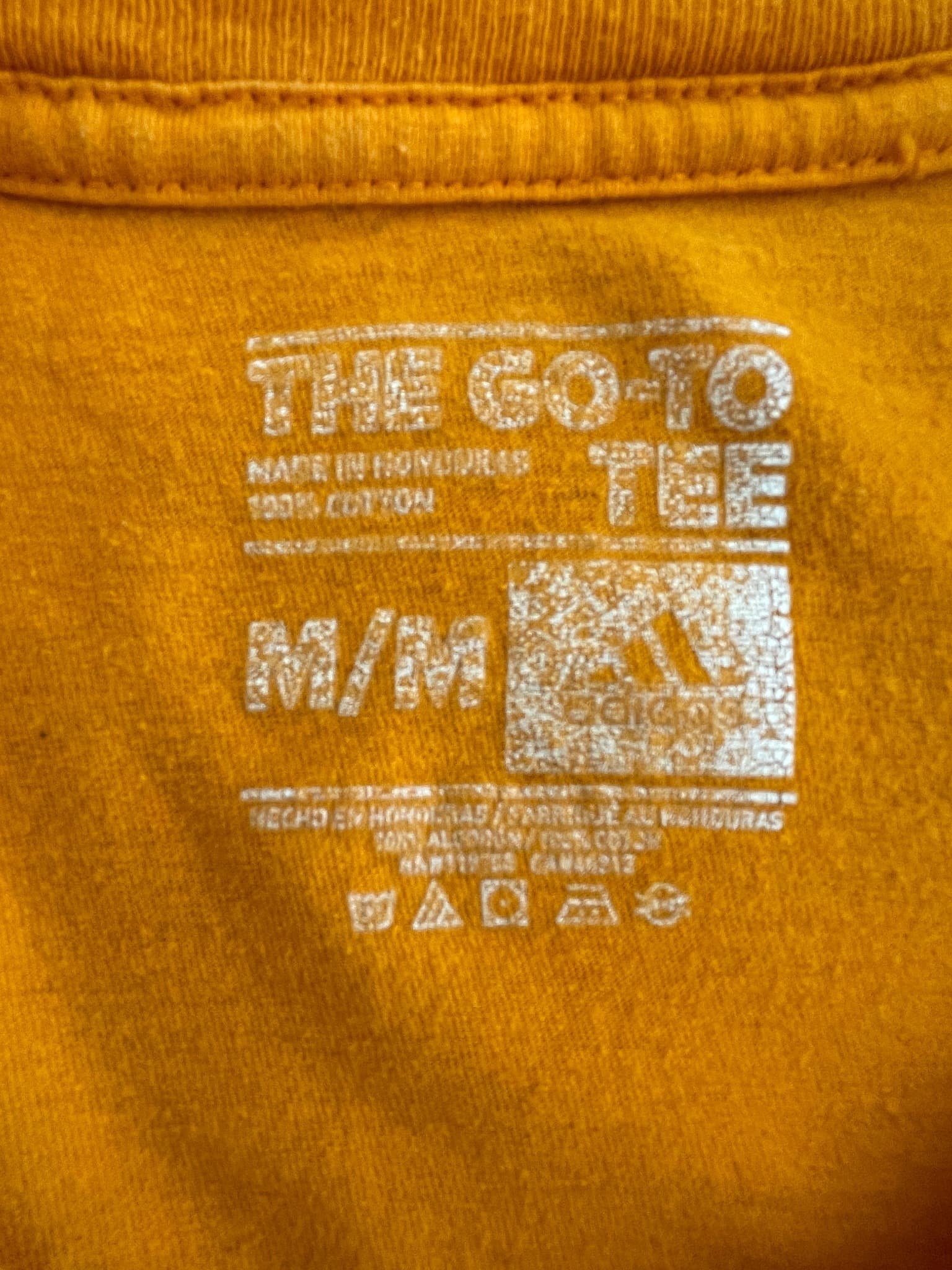 Adidas Houston Dynamo MLS The Go-To Tee Orange Men's M — photo 4 of 8