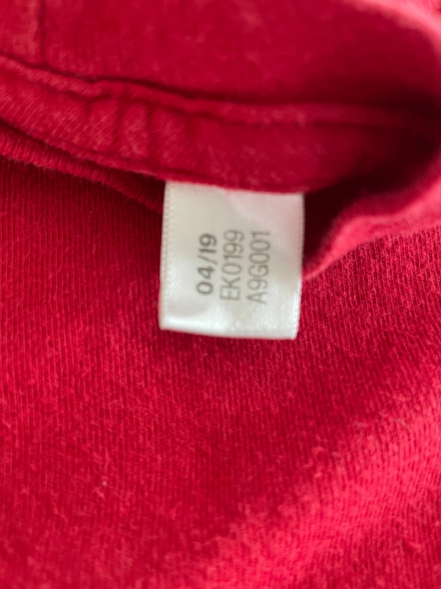 Adidas Long Sleeve T-Shirt Burton Volleyball Graphic Red Men's M — photo 5 of 9