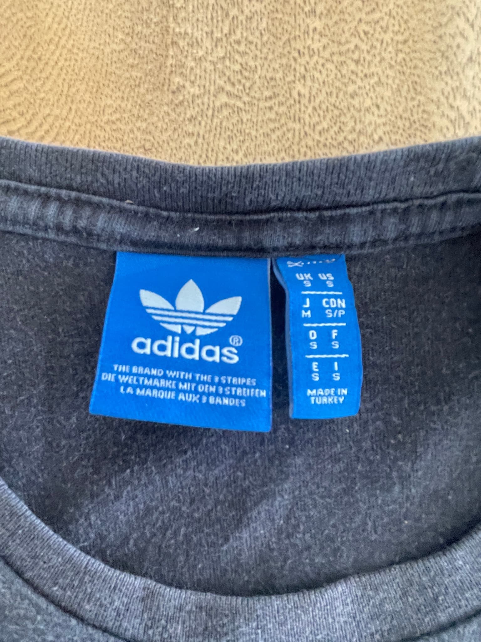 Adidas Originals Trefoil Camo Box Logo T-Shirt Black Men's S — photo 3 of 7