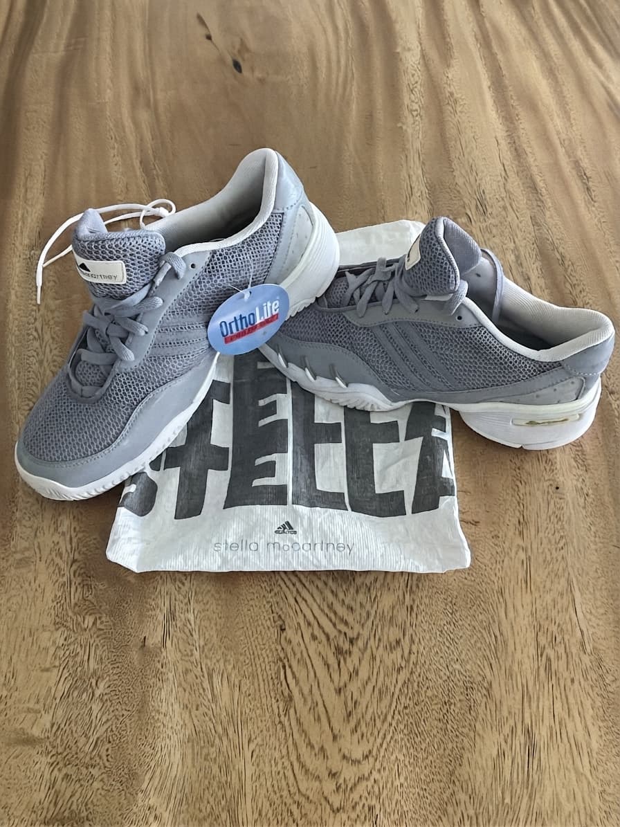 adidas stella mccartney Barricade Tennis Shoes Grey Women's US 9 — photo 1 of 8
