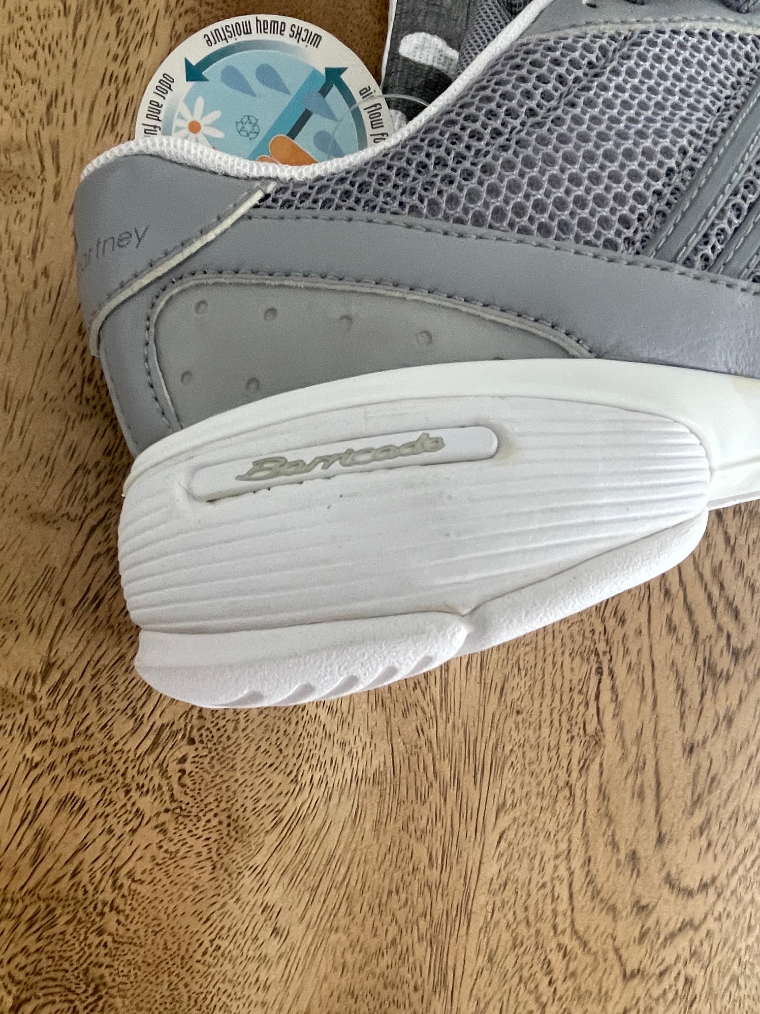 adidas stella mccartney Barricade Tennis Shoes Grey Women's US 9 — photo 3 of 8