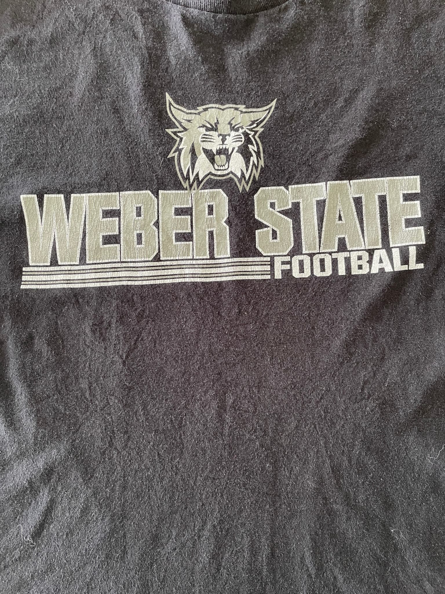 Adidas Weber State Wildcats Football T-Shirt Graphic Black Men's M — photo 2 of 9