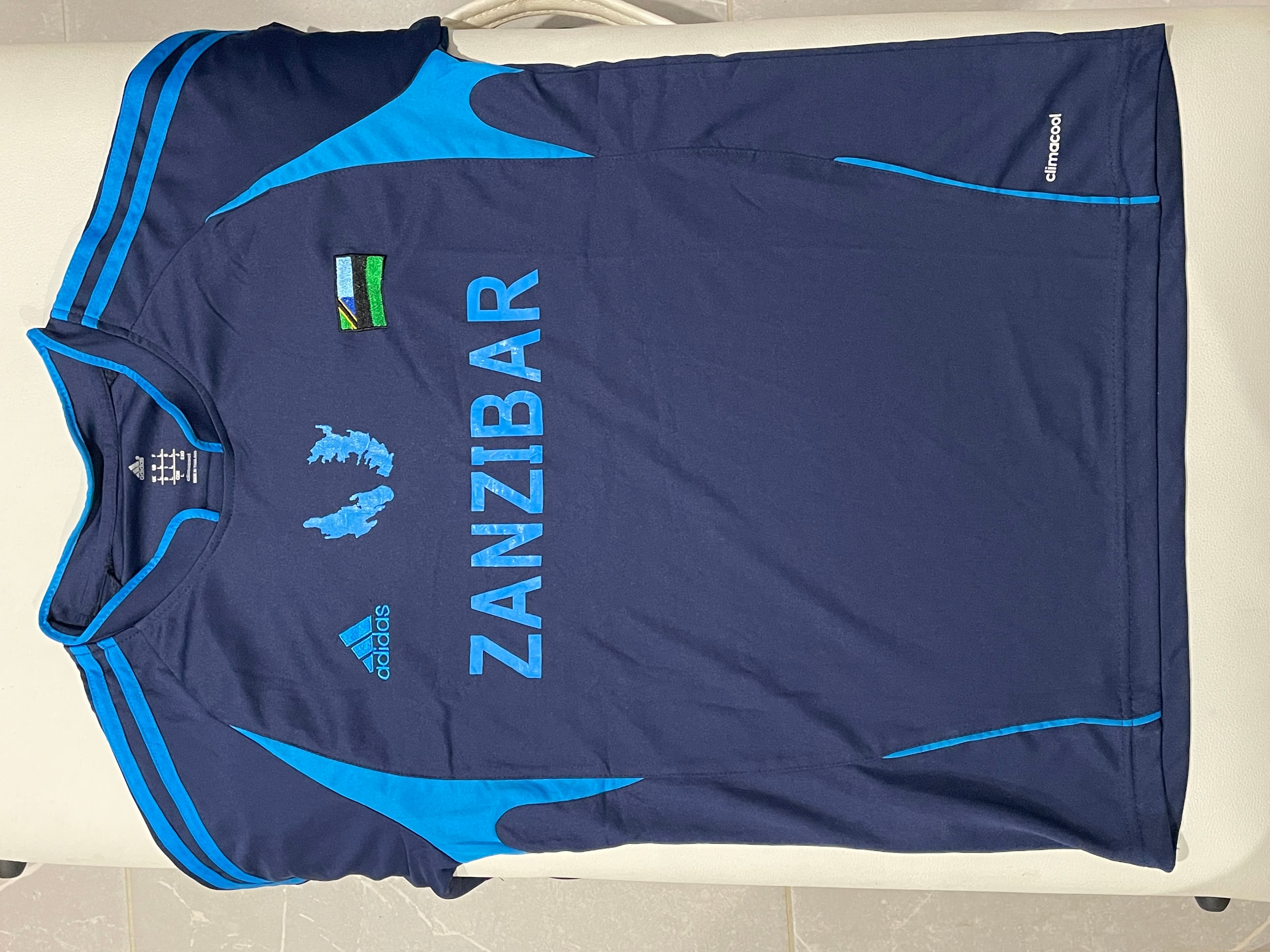 Adidas Zanzibar National Football Team Jersey Navy Blue Size L — photo 6 of 9