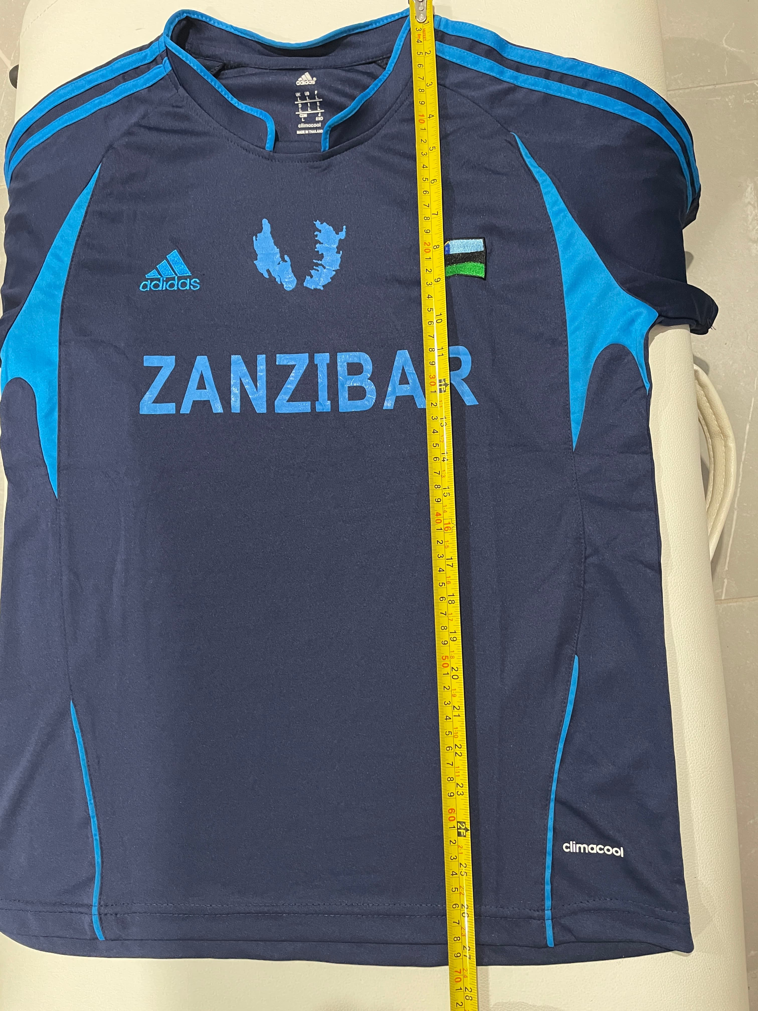 Adidas Zanzibar National Football Team Jersey Navy Blue Size L — photo 8 of 9
