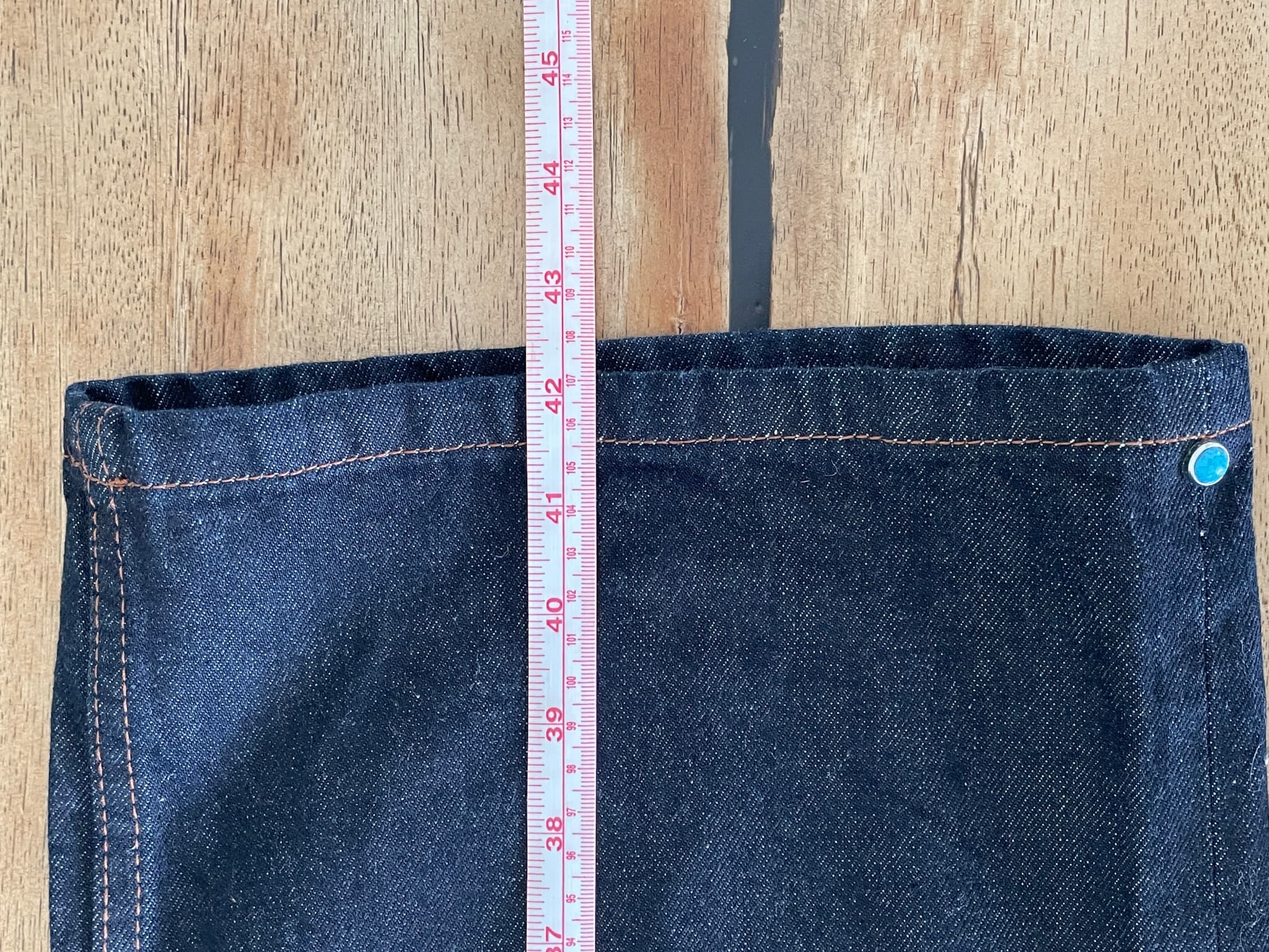 ANTIDOTEWORLDWIDE Denim Jeans Turquoise Studded Black Unisex M — photo 13 of 13