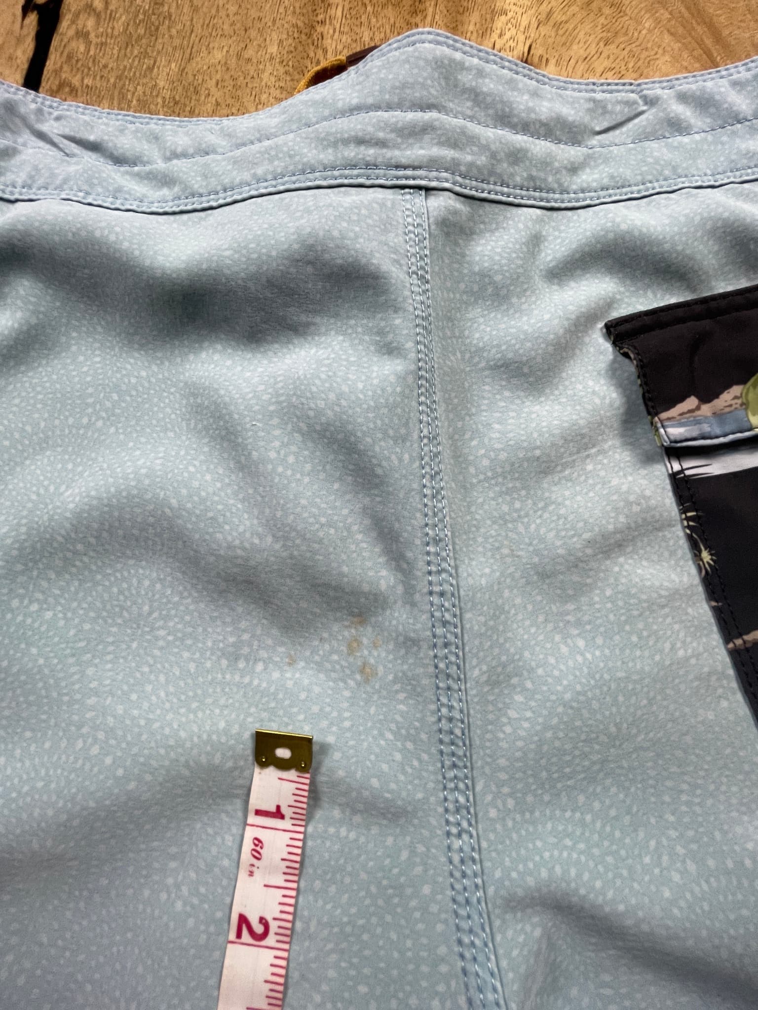 Billabong Boardshorts Floral Print Light Blue Men's 36 — photo 8 of 11