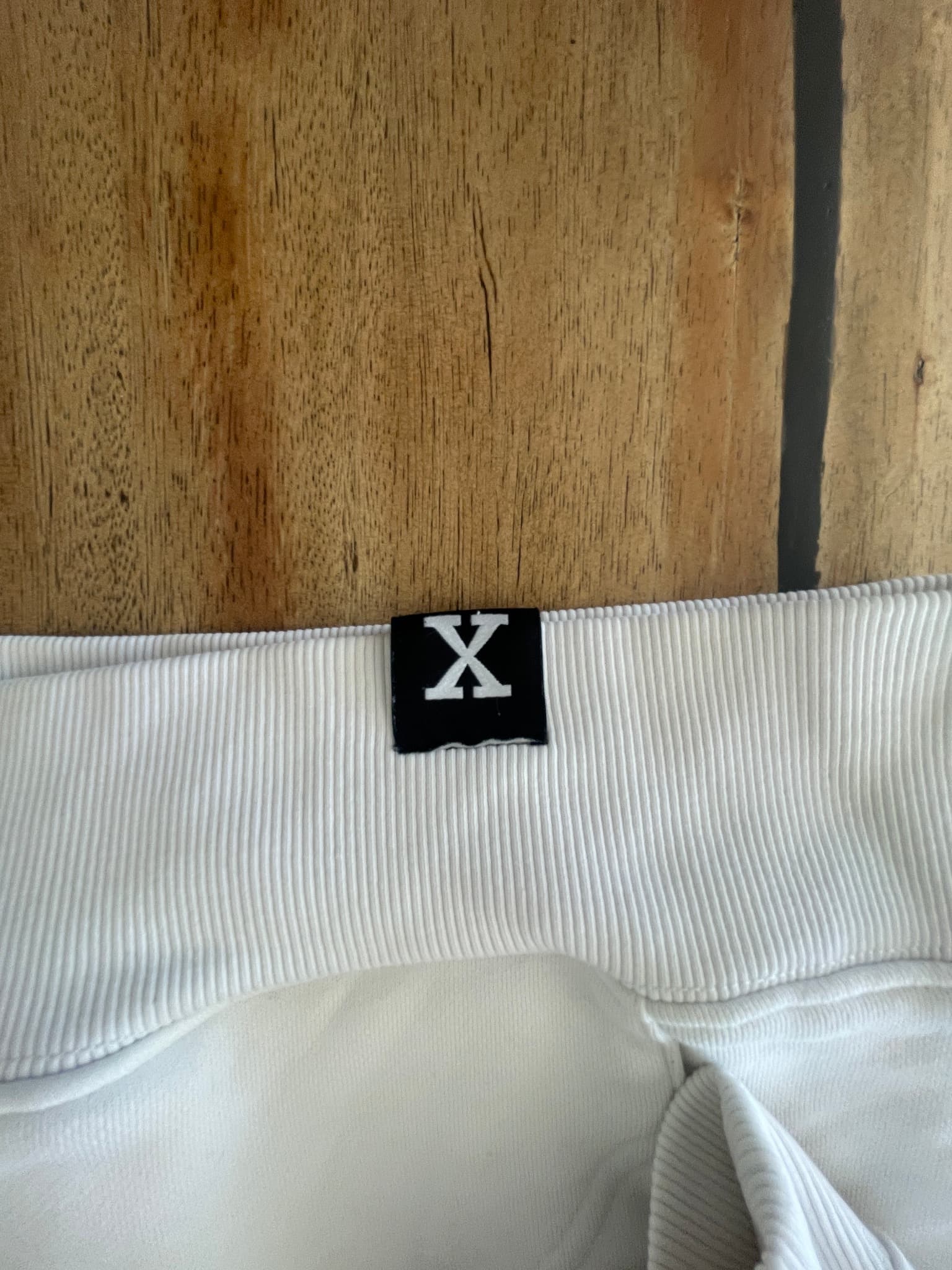 Bossini.X Pullover Hoodie Keep Real Embroidery White Unisex S — photo 6 of 12