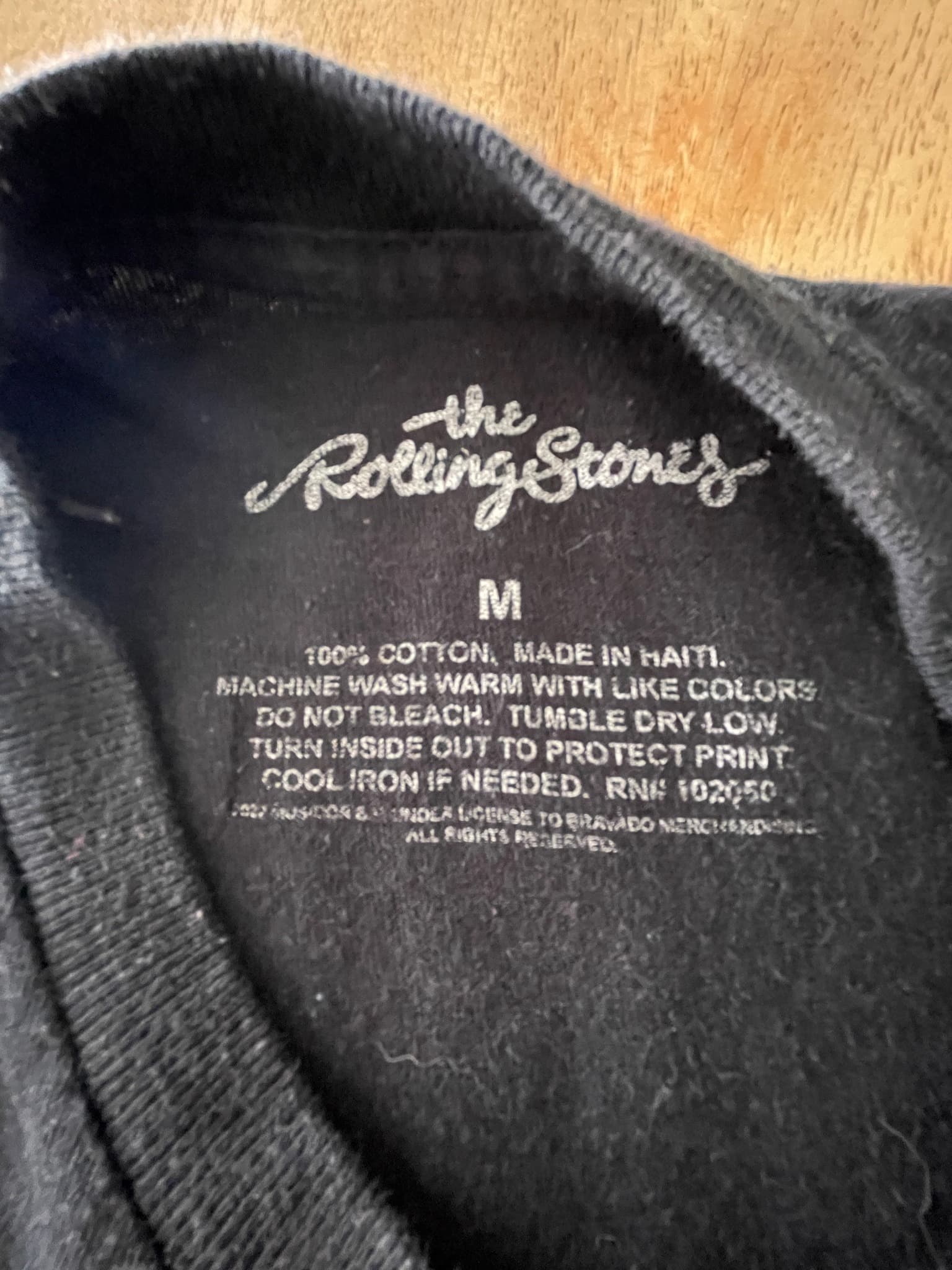 Bravado Rolling Stones Graphic T-Shirt Tattoo You '81 Logo Black Unisex M — photo 3 of 6