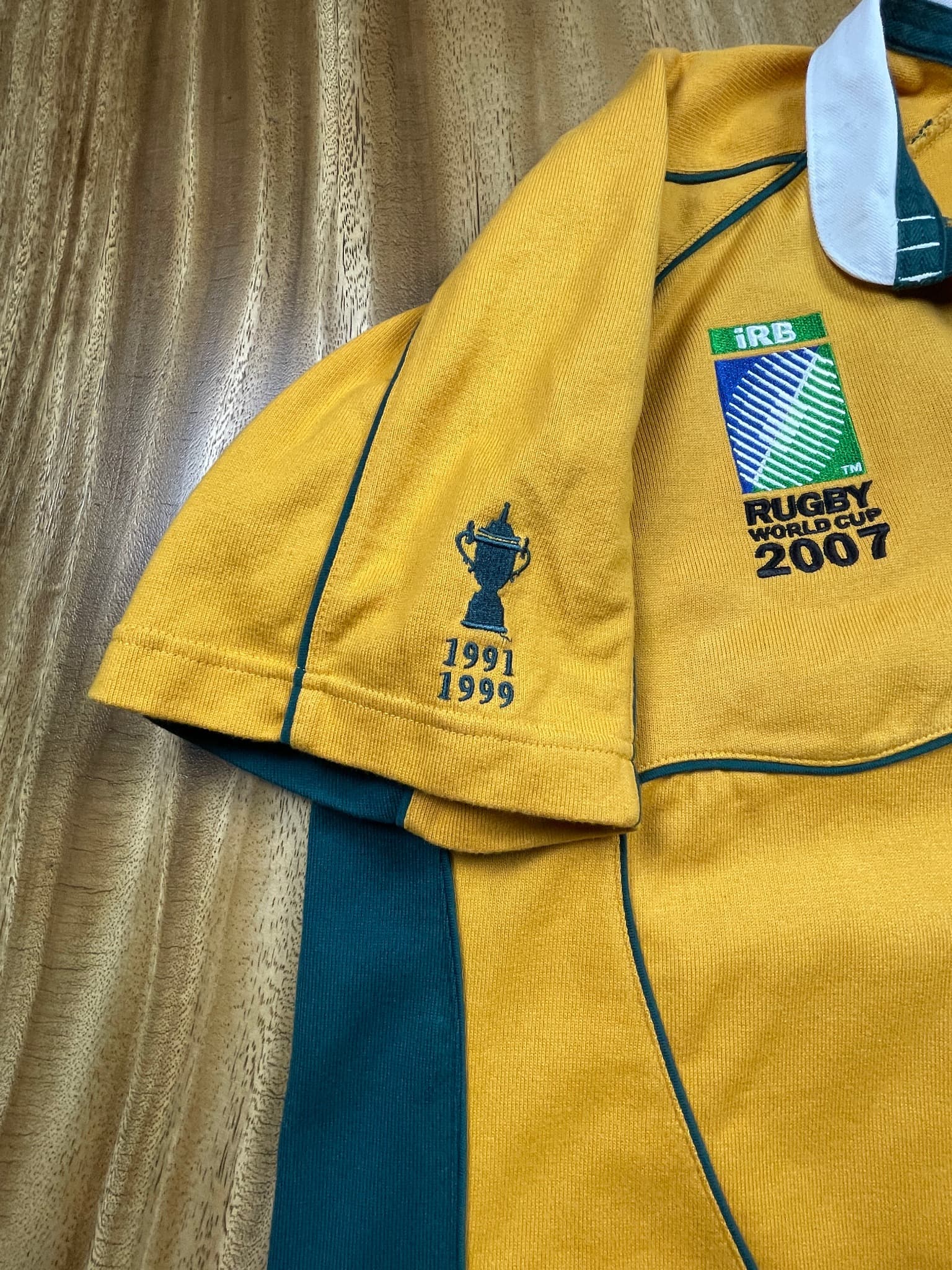 Canterbury Australia Wallabies 2007 Rugby World Cup Replica Jersey Gold Men's M — photo 5 of 9
