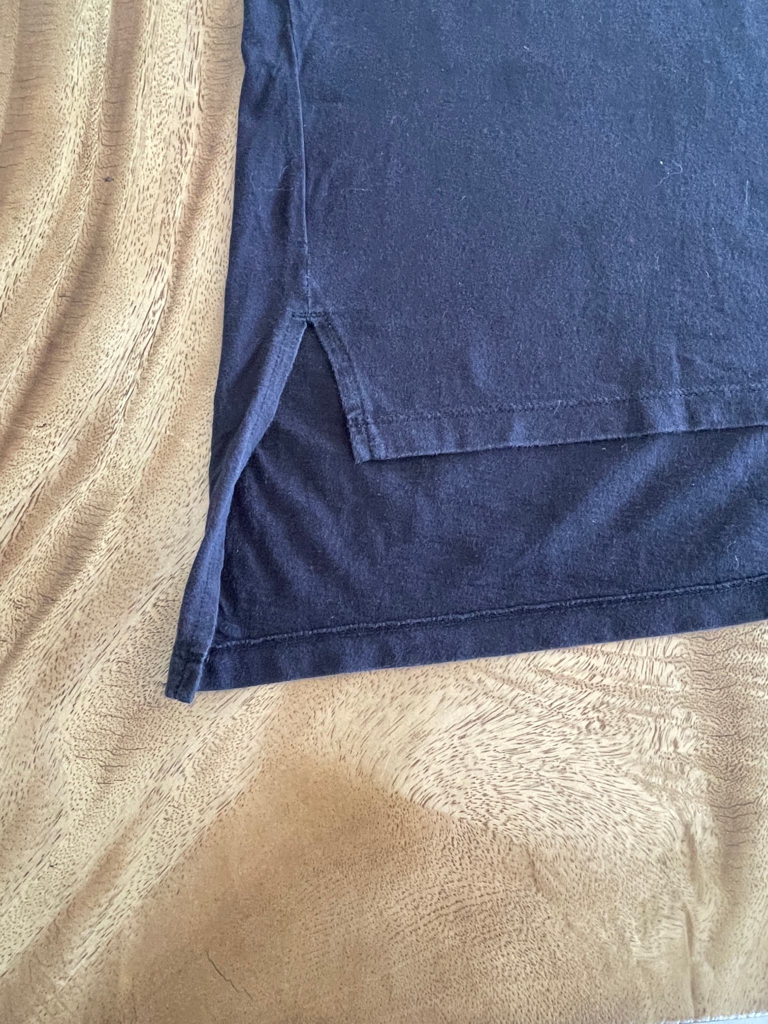 Champion Boxy High-Low Hem T-Shirt Dark Grey Women's L — photo 2 of 8