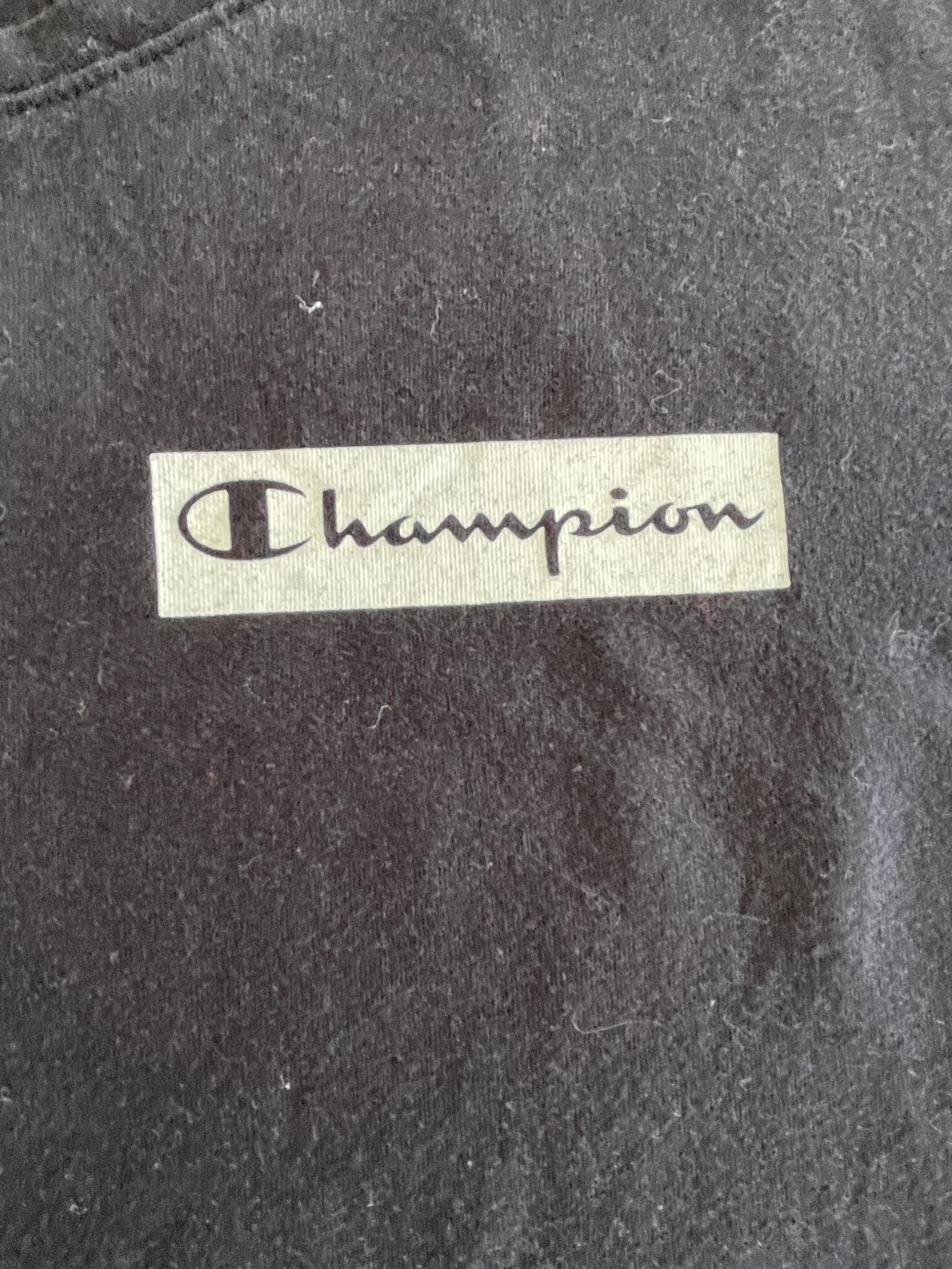 Champion Boxy High-Low Hem T-Shirt Dark Grey Women's L — photo 4 of 8