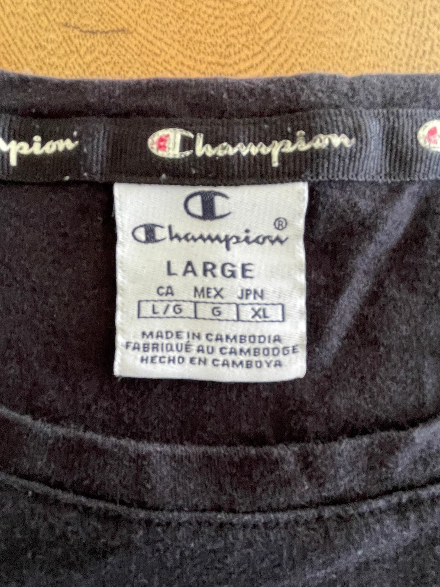 Champion Boxy High-Low Hem T-Shirt Dark Grey Women's L — photo 5 of 8