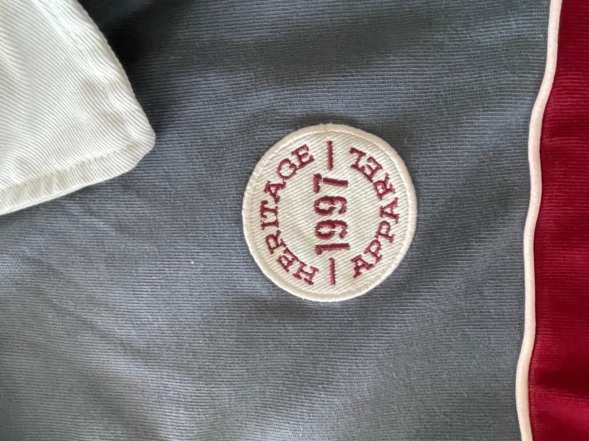 COTTON:ON Rugby Shirt Number 8 Grey Maroon Unisex M — photo 4 of 11