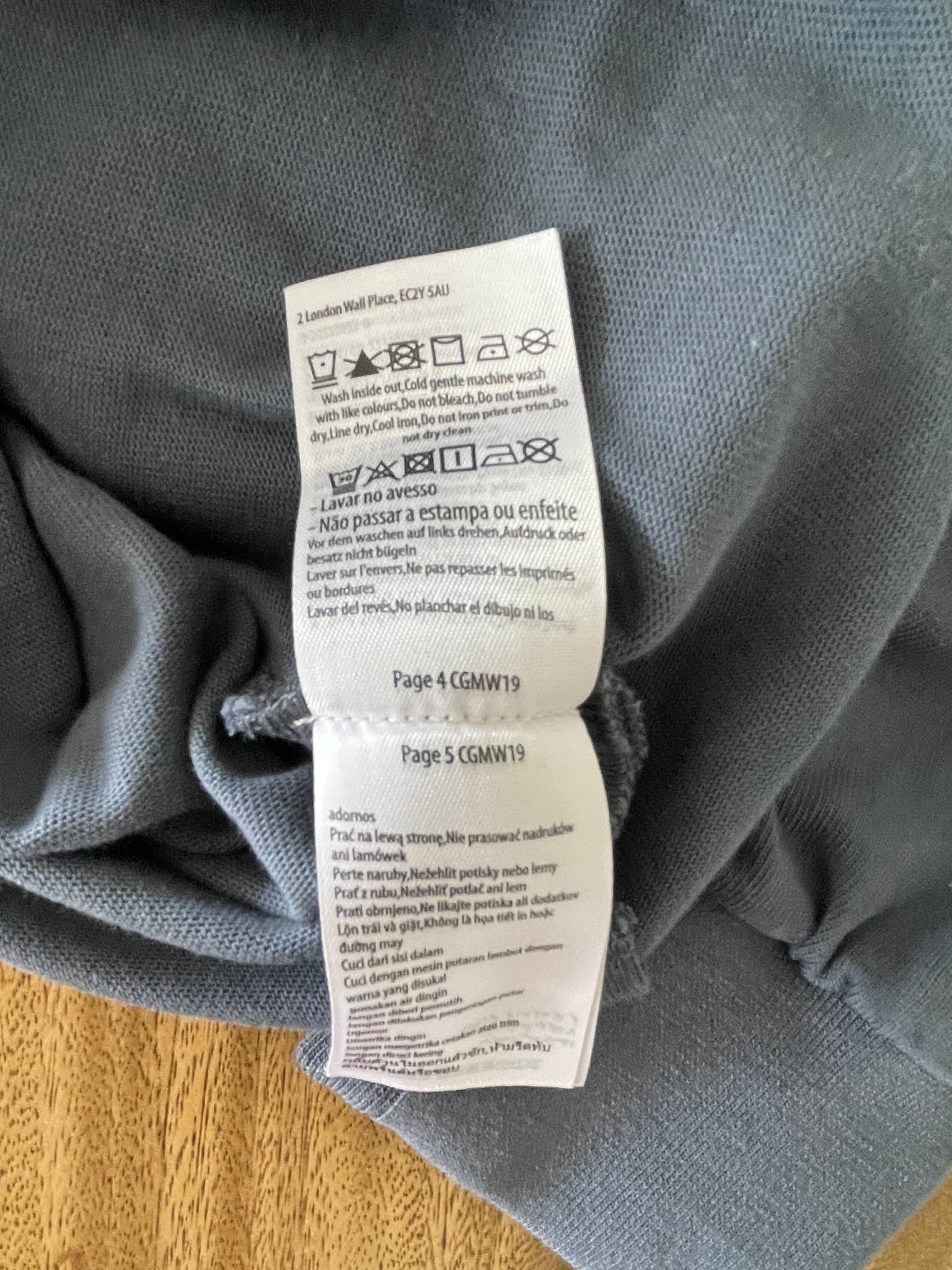 COTTON:ON Rugby Shirt Number 8 Grey Maroon Unisex M — photo 7 of 11