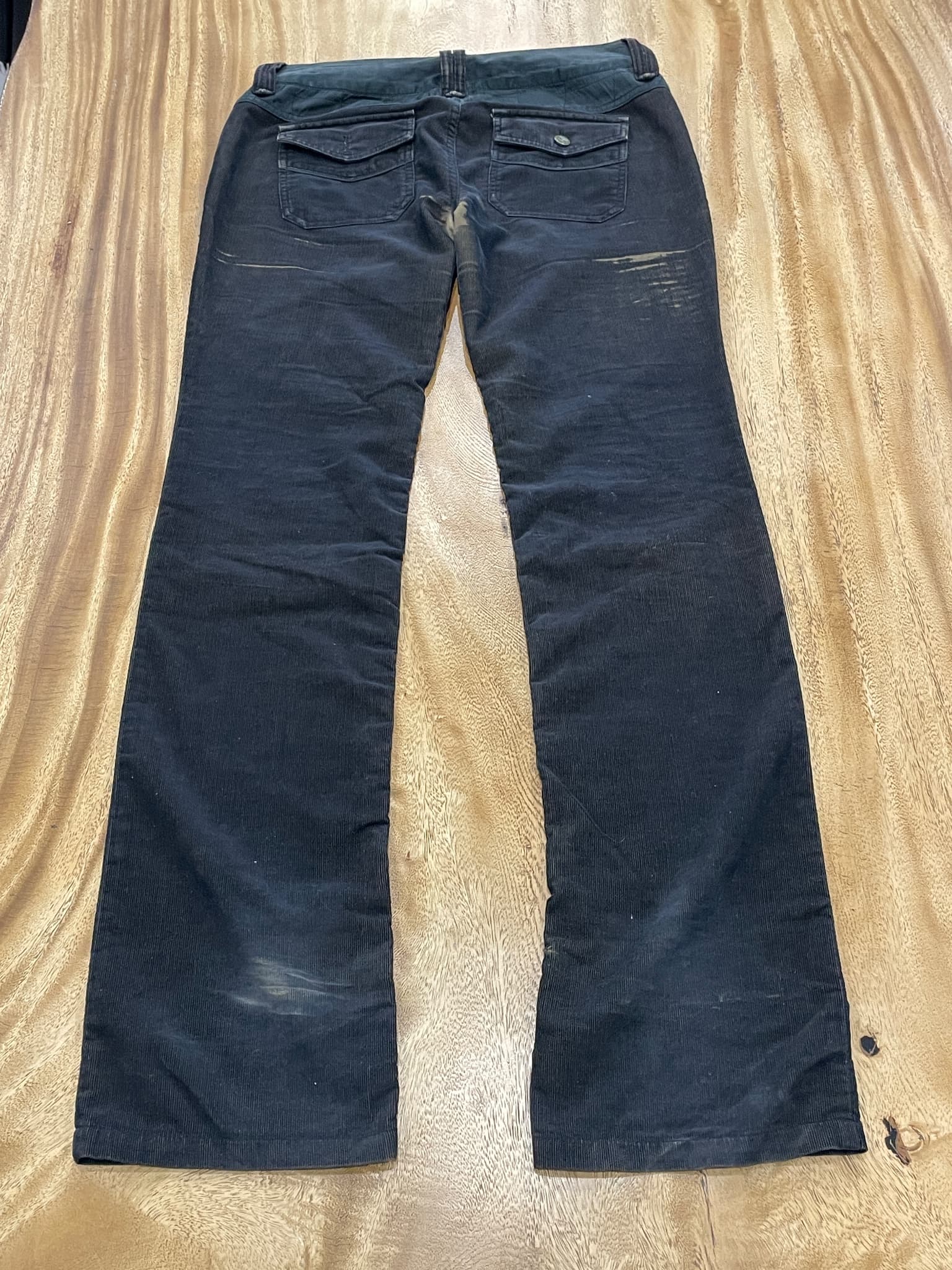 Diesel Corduroy Pants Women's Size 30 Embroidered Waistband — photo 2 of 10