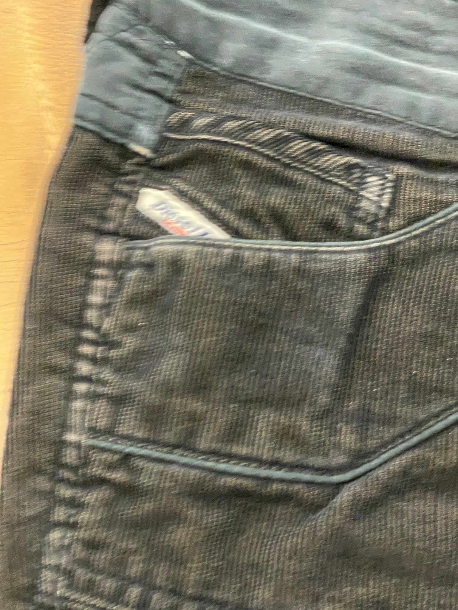 Diesel Corduroy Pants Women's Size 30 Embroidered Waistband — photo 5 of 10