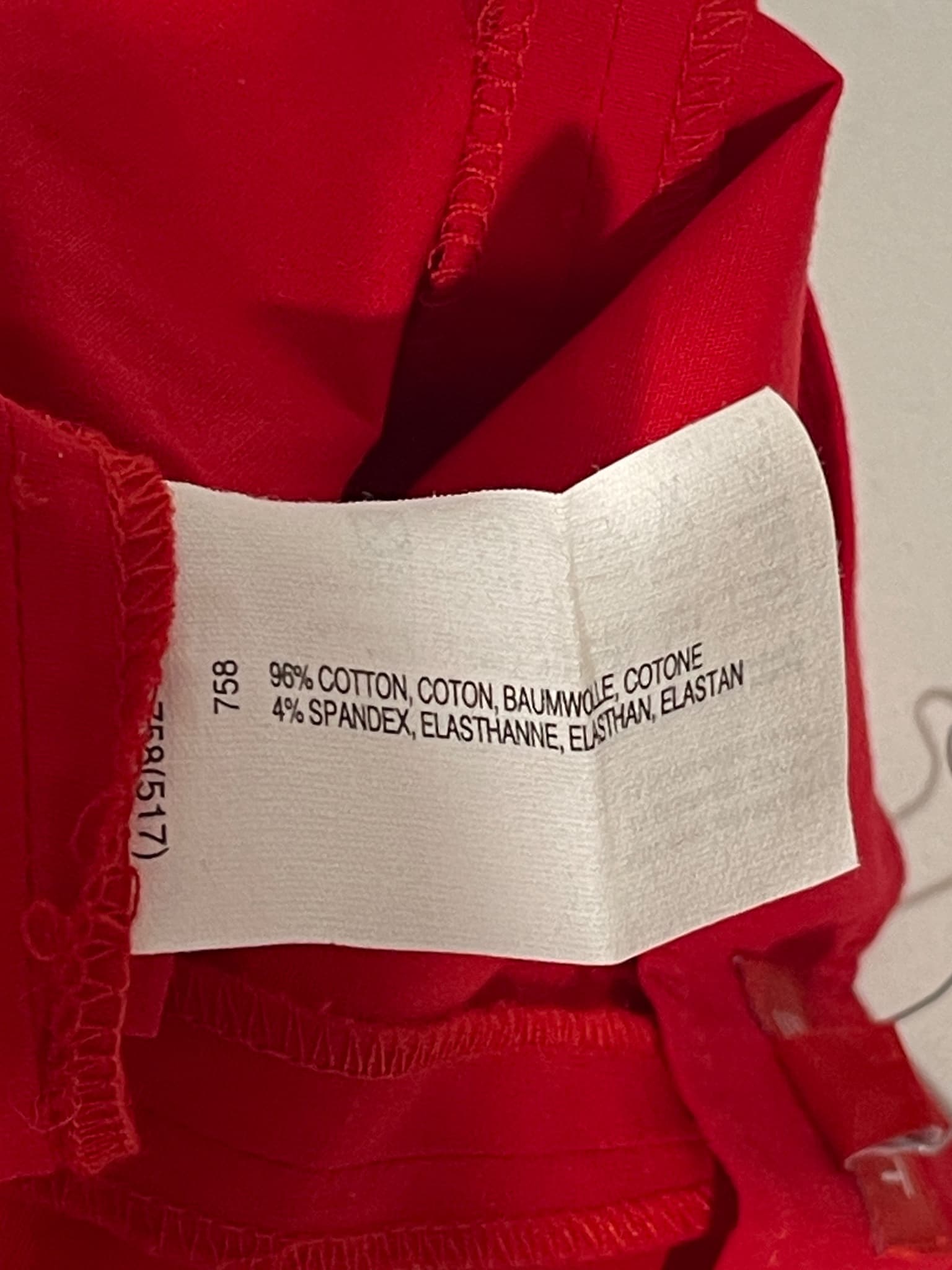Esprit A-Line Midi Skirt Red With Chevron Detail Size 10 — photo 7 of 8