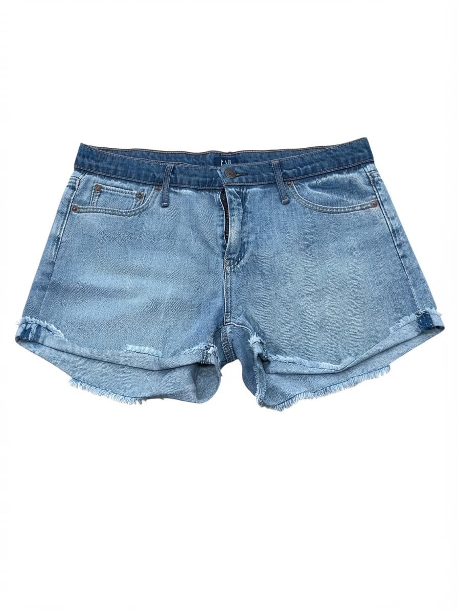 Gap 1969 Original Best Girlfriend Denim Shorts Light Indigo Size 29 — photo 1 of 8