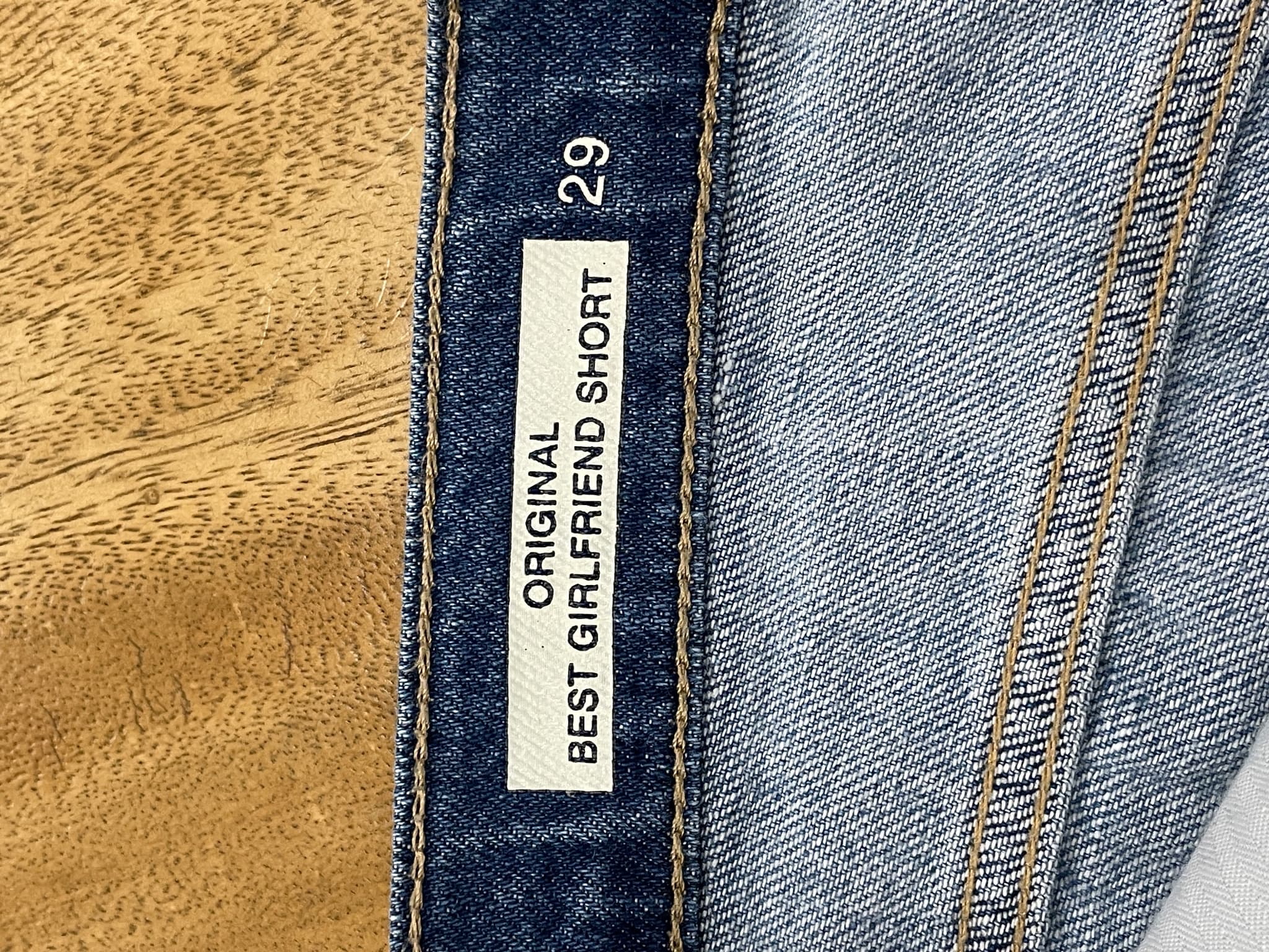Gap 1969 Original Best Girlfriend Denim Shorts Light Indigo Size 29 — photo 3 of 8