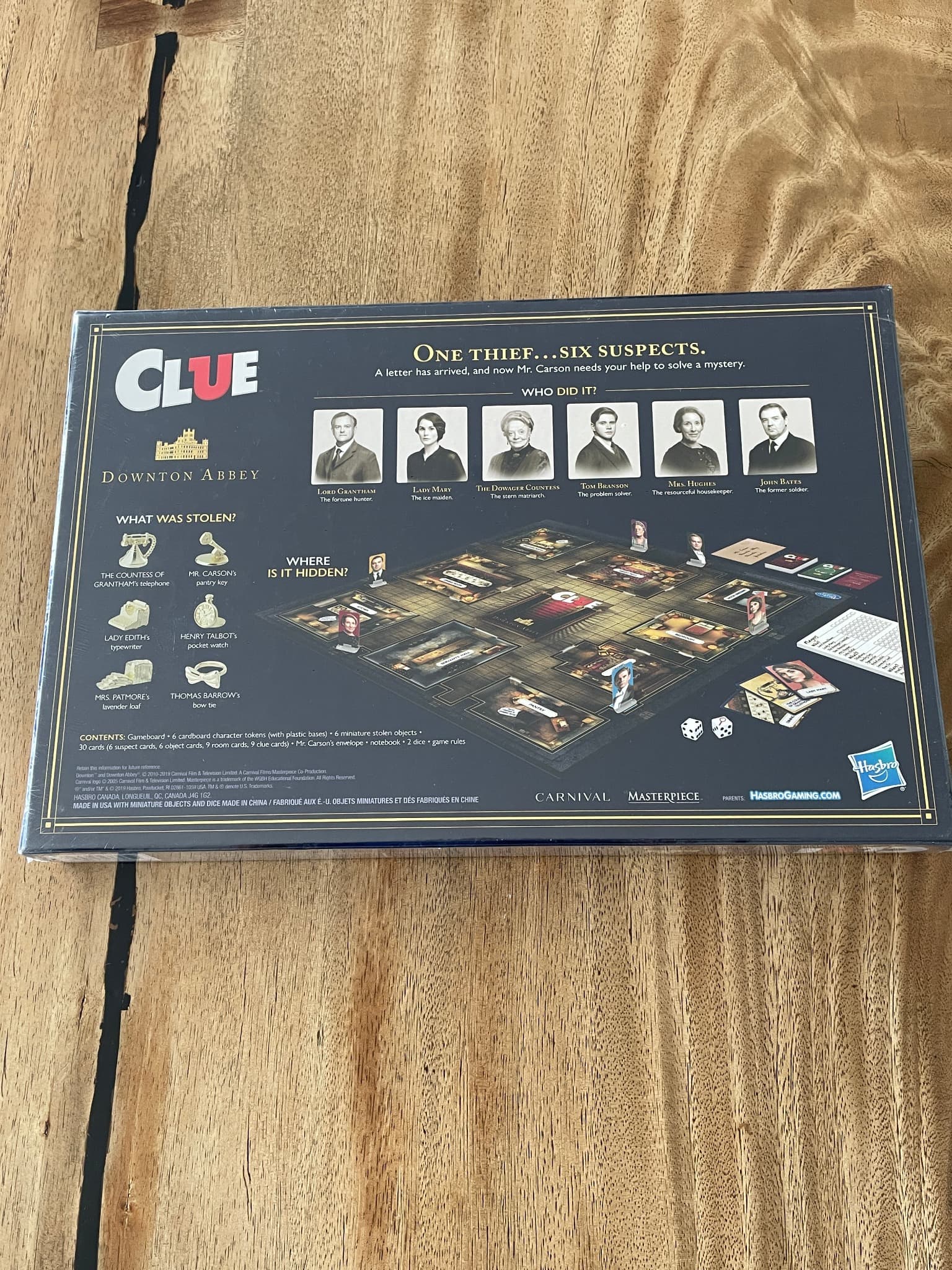 Hasbro Gaming Clue Board Game Downton Abbey Edition Sealed — photo 3 of 3