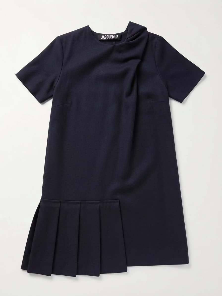 Jacquemus L'enfant du soleil Mini Dress Navy Wool — photo 1 of 6